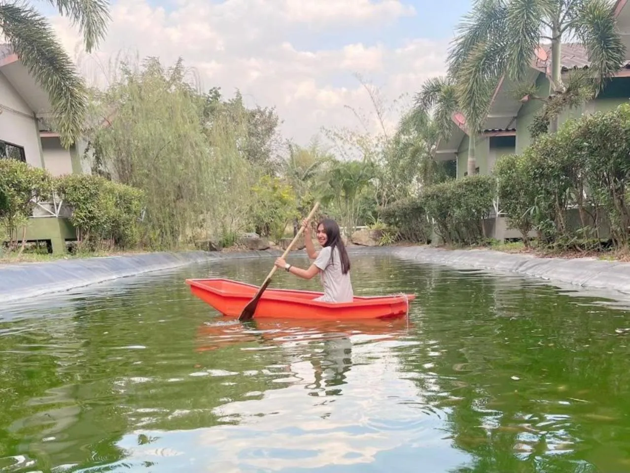 People in Long Lake Resort