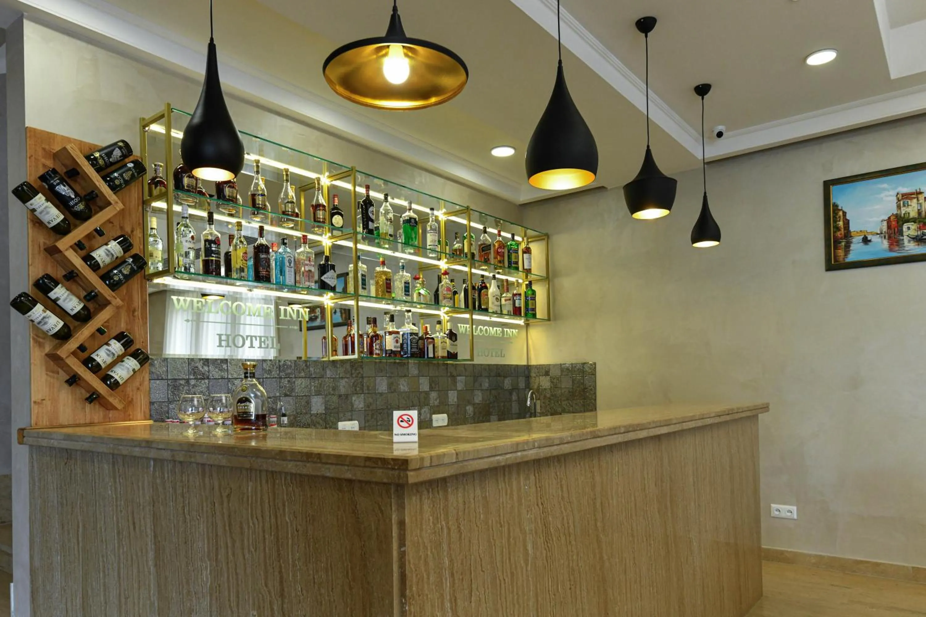 Lobby or reception in Welcome Inn Hotel