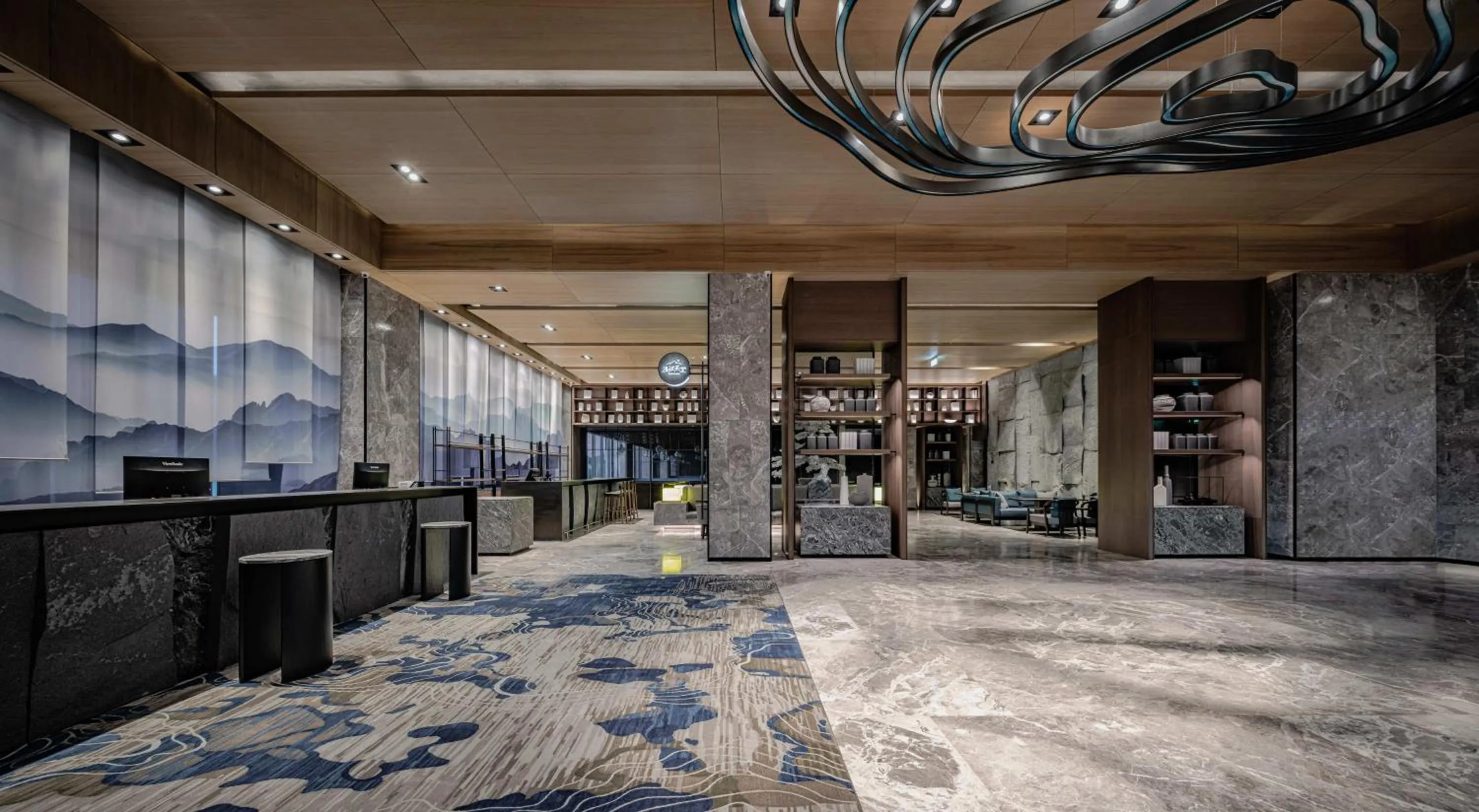 Lobby or reception in Lakeshore Hotel Hualien Taroko