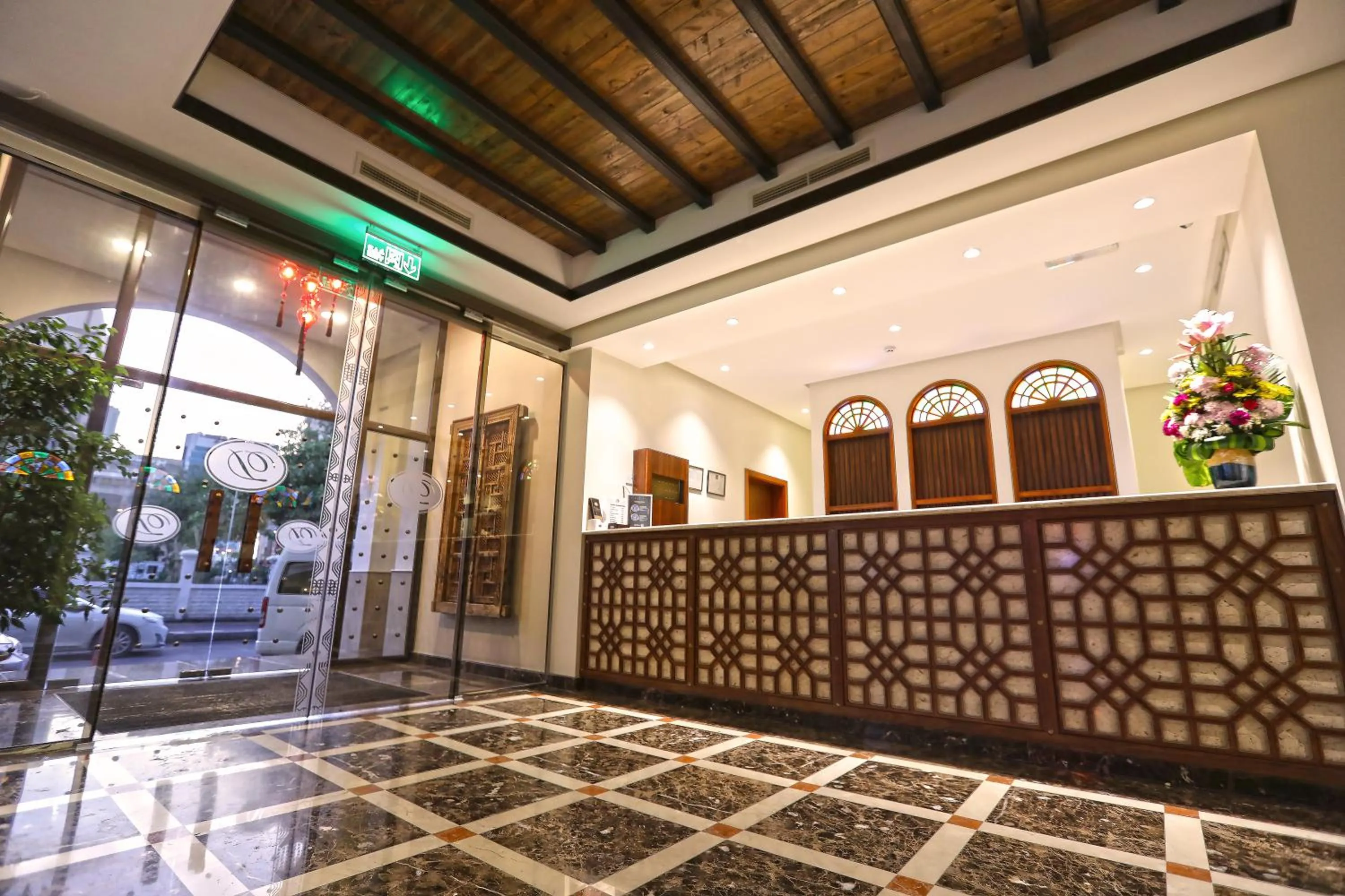 Lobby or reception in Delmon International Hotel