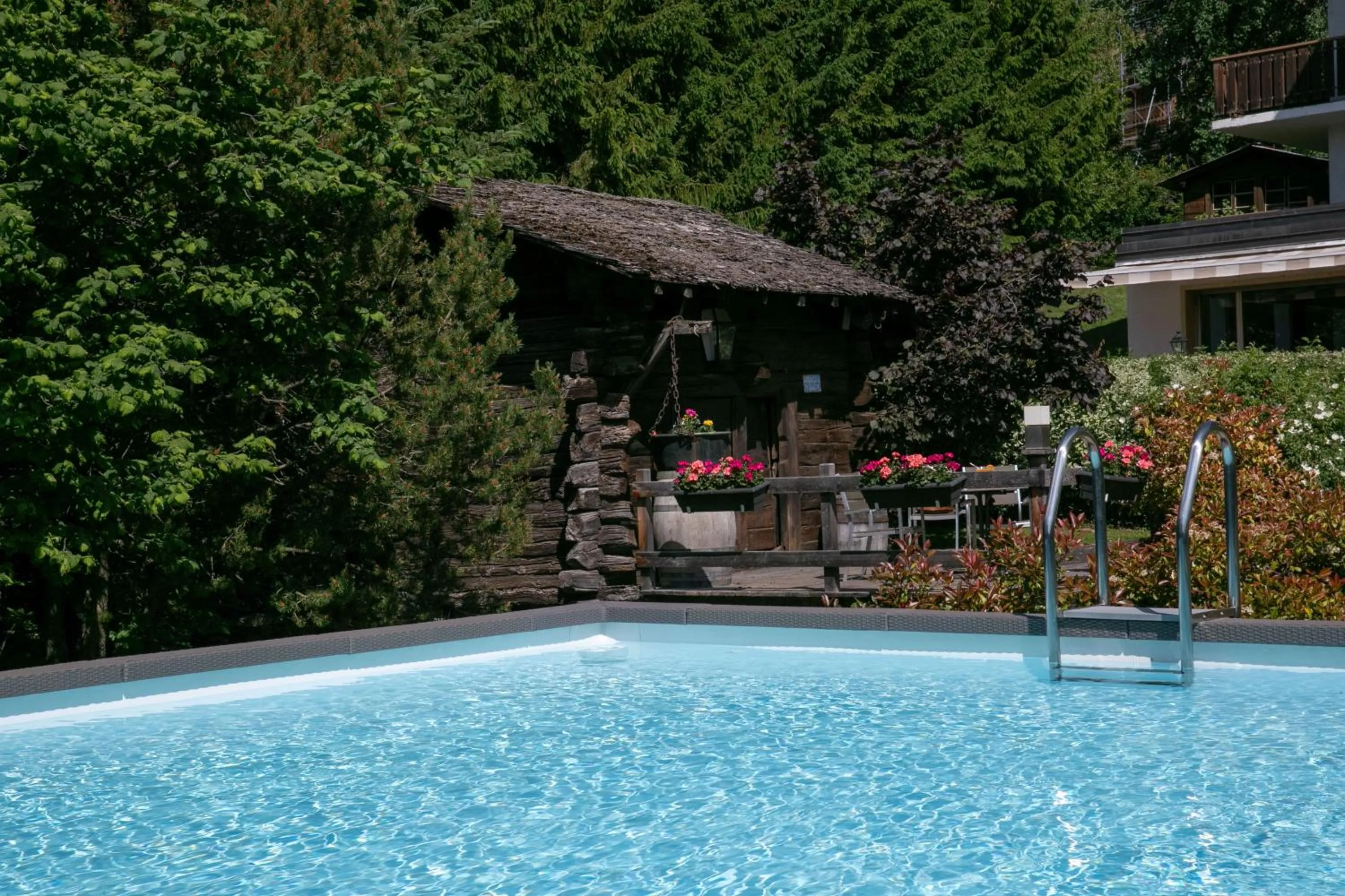 Garden in Hotel La Prairie