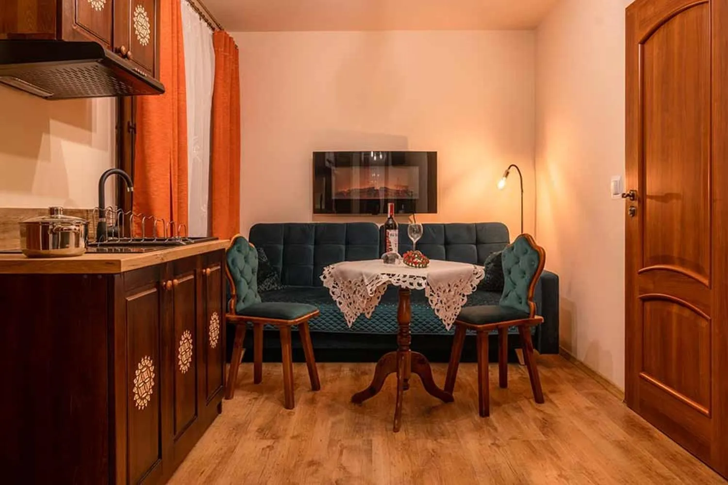 Living room in Willa Danielka