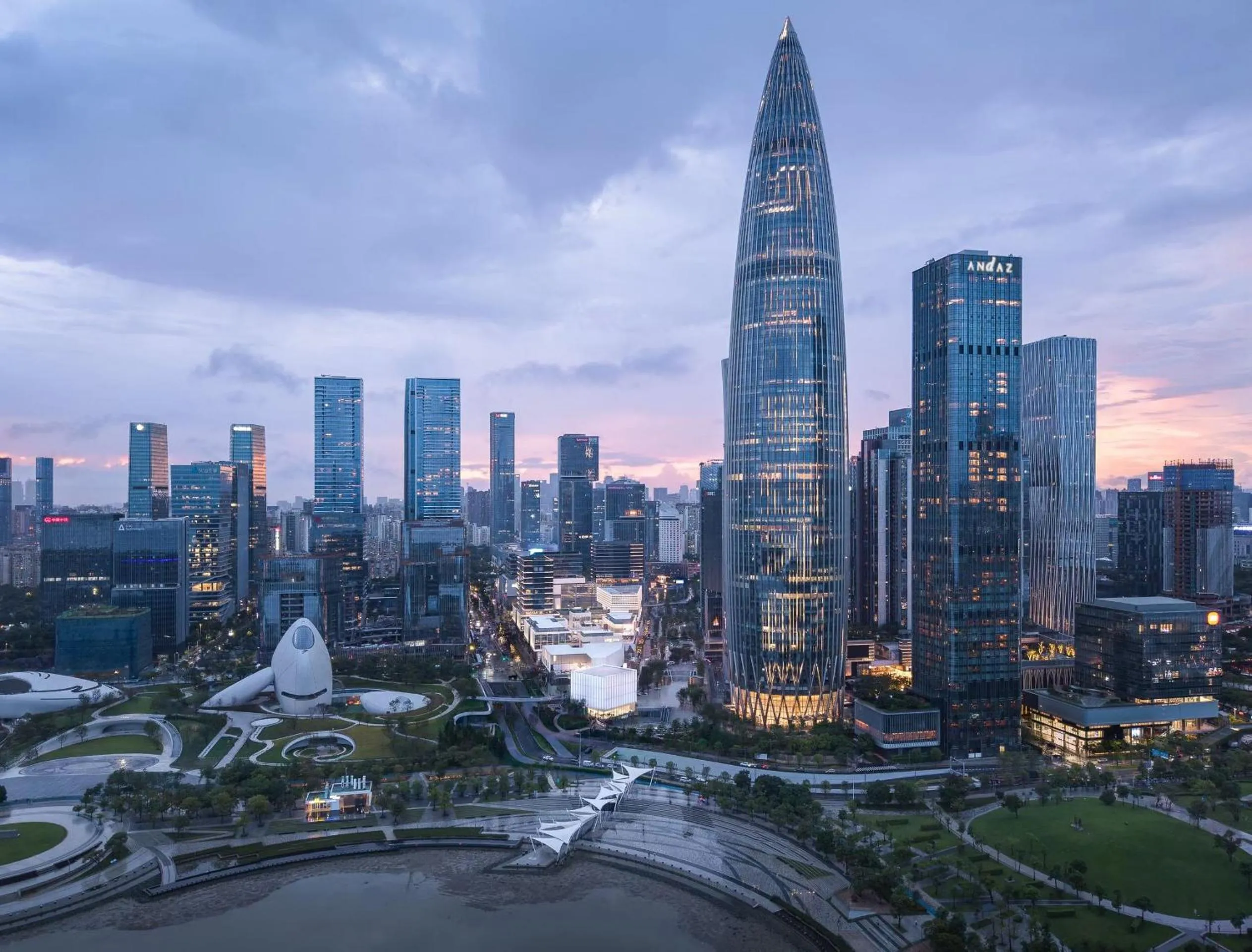 Property building in Andaz Shenzhen Bay