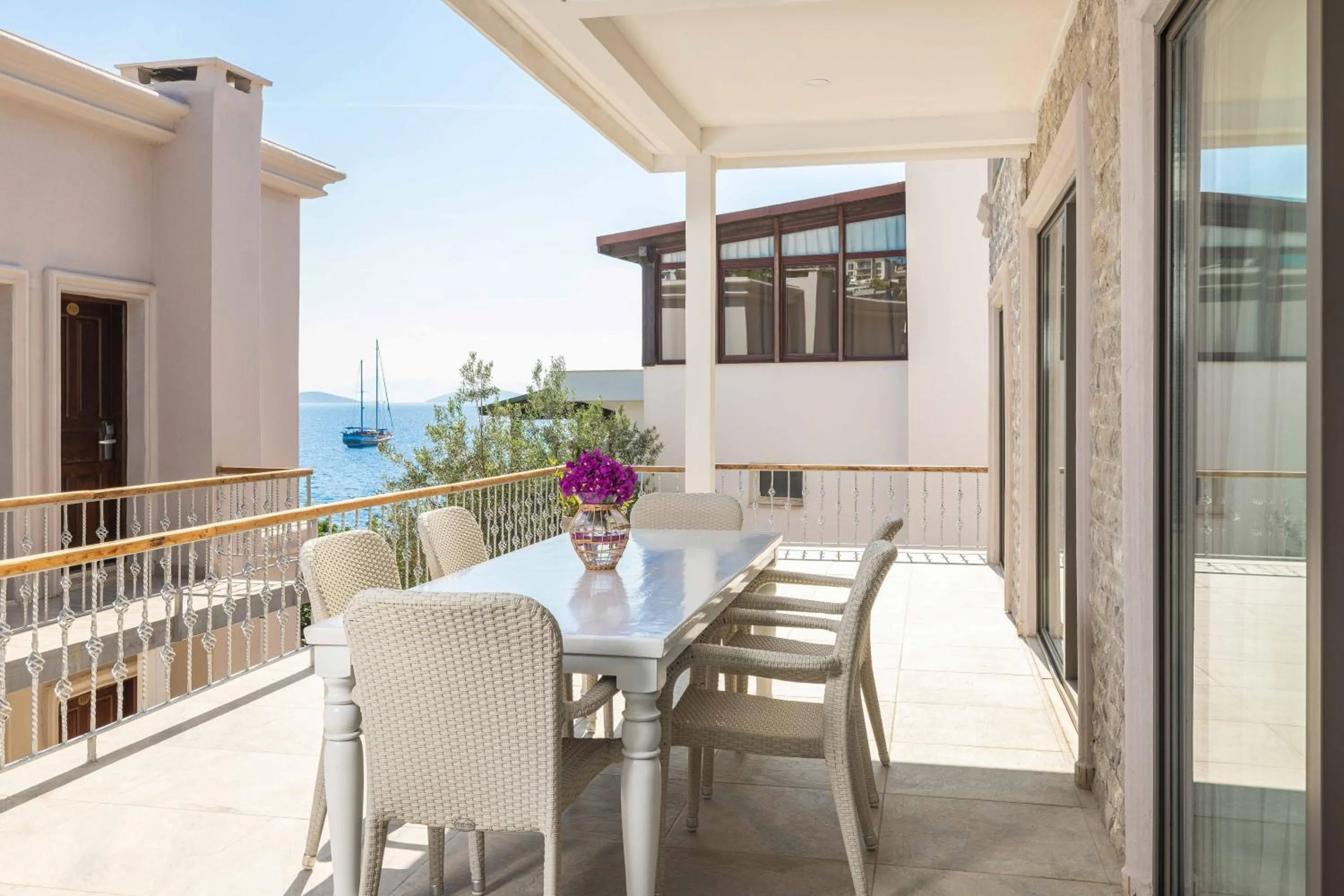 Balcony/Terrace in Elite Hotel Yalıkavak