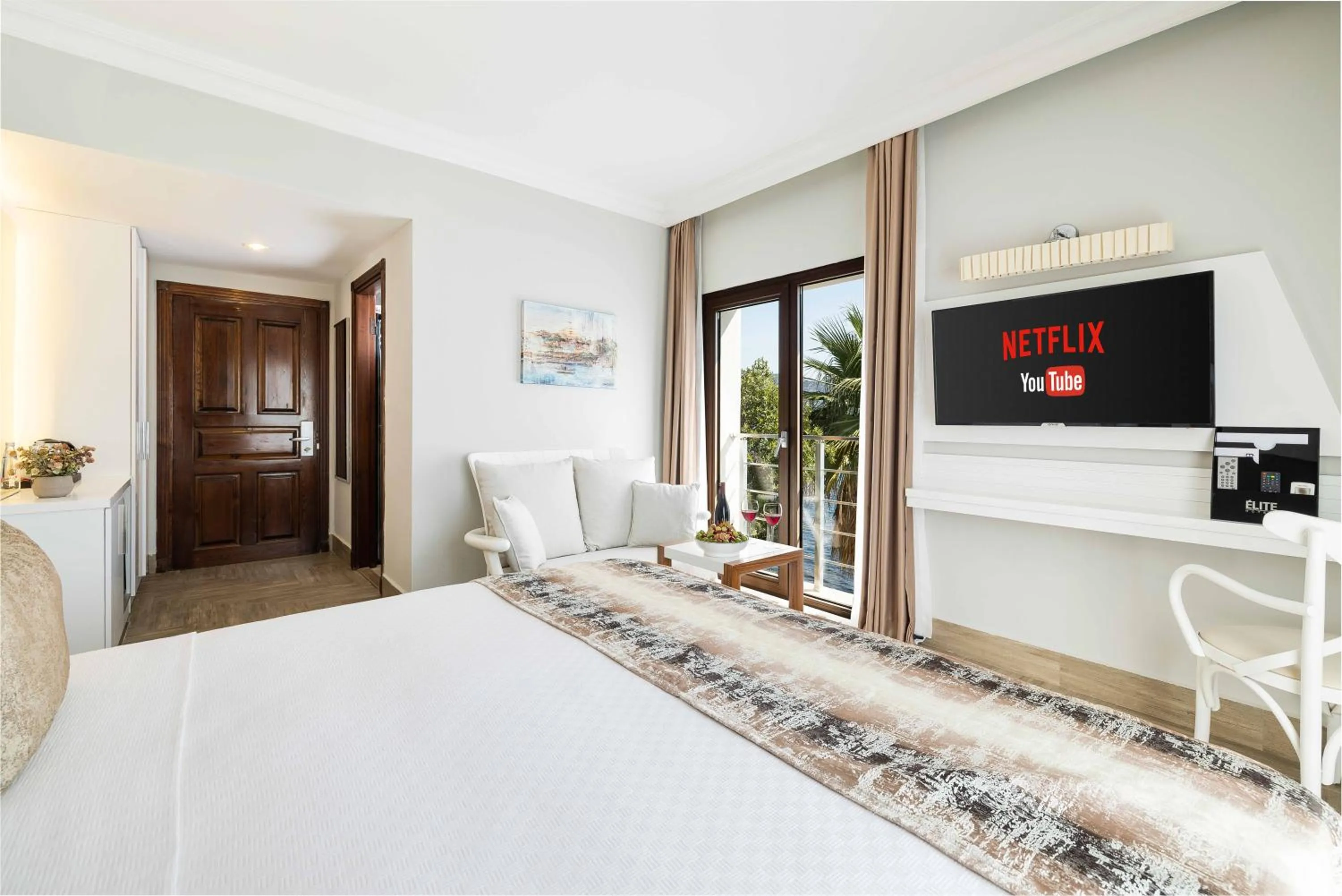 Bedroom, Bed in Elite Hotel Yalıkavak