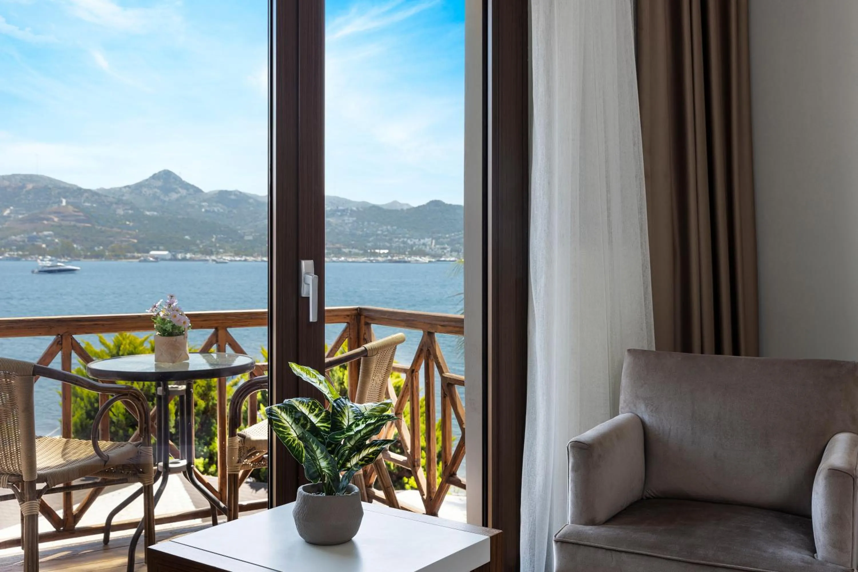 Balcony/Terrace in Elite Hotel Yalıkavak