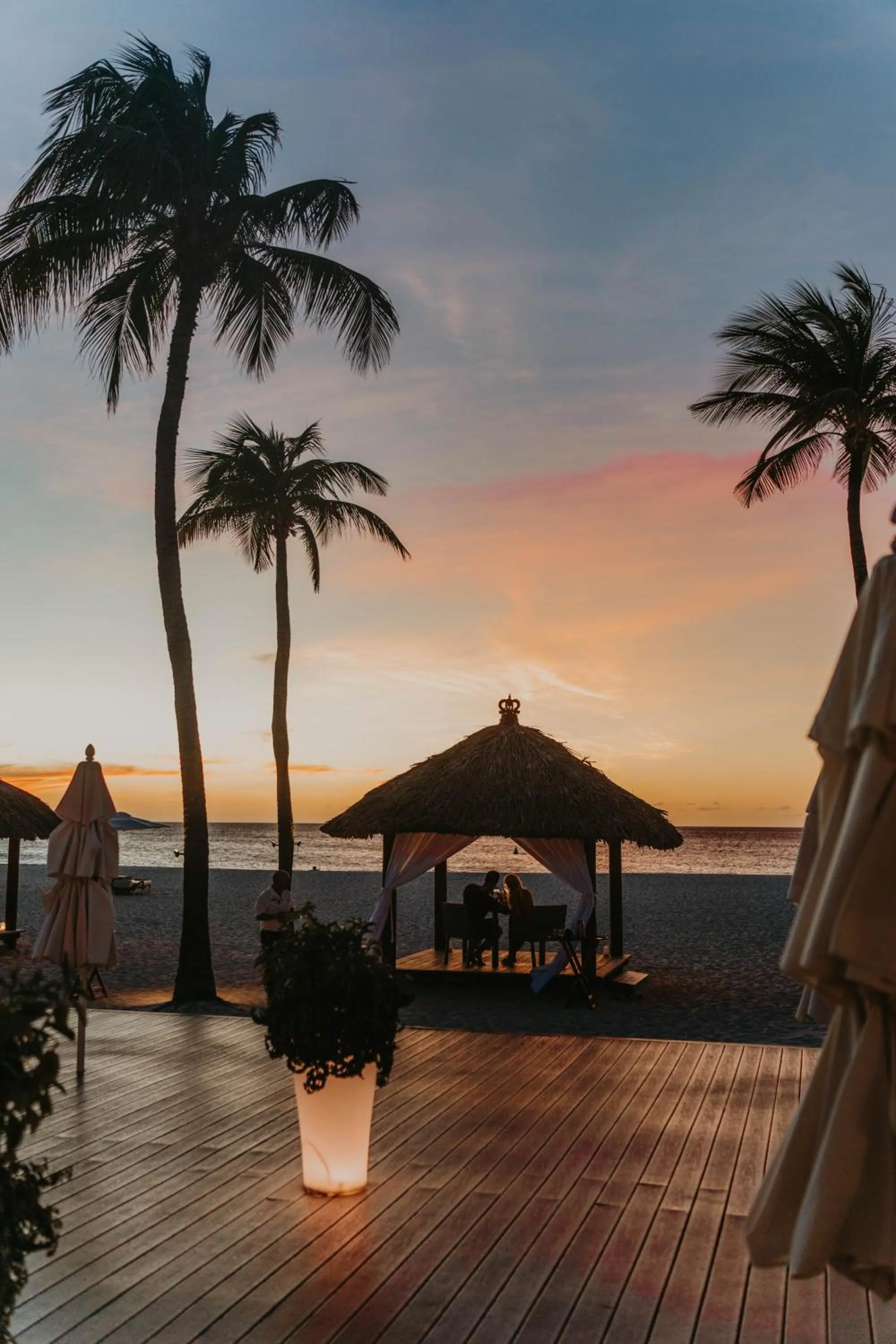 Guests in Bucuti & Tara Boutique Beach Resort - Adult Only