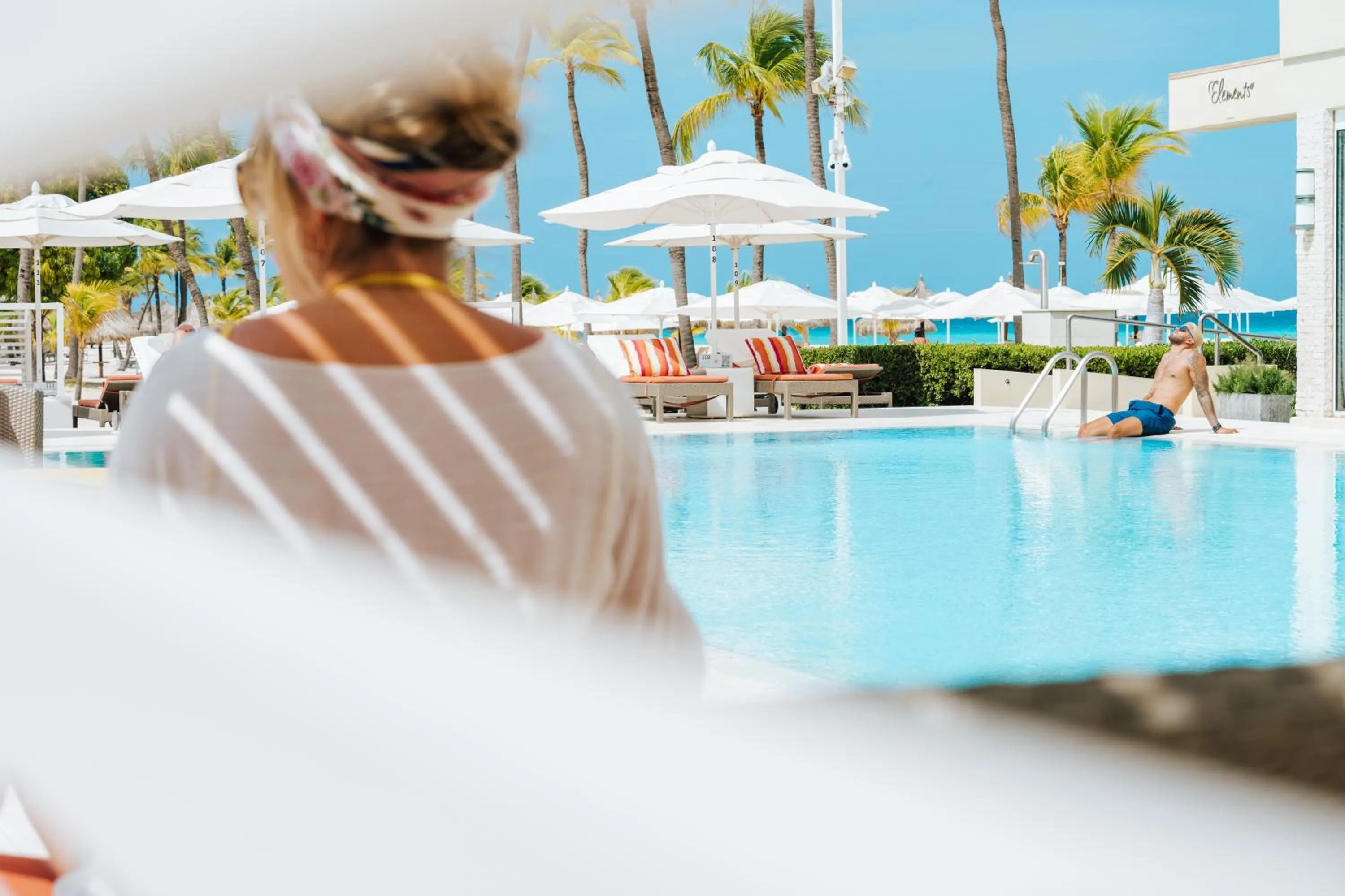 Guests in Bucuti & Tara Boutique Beach Resort - Adult Only