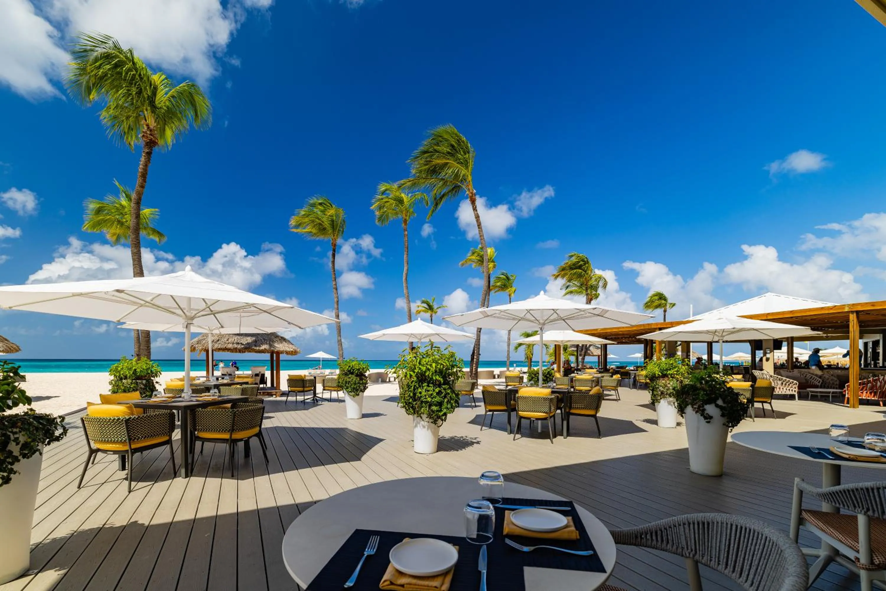 Patio in Bucuti & Tara Boutique Beach Resort - Adult Only