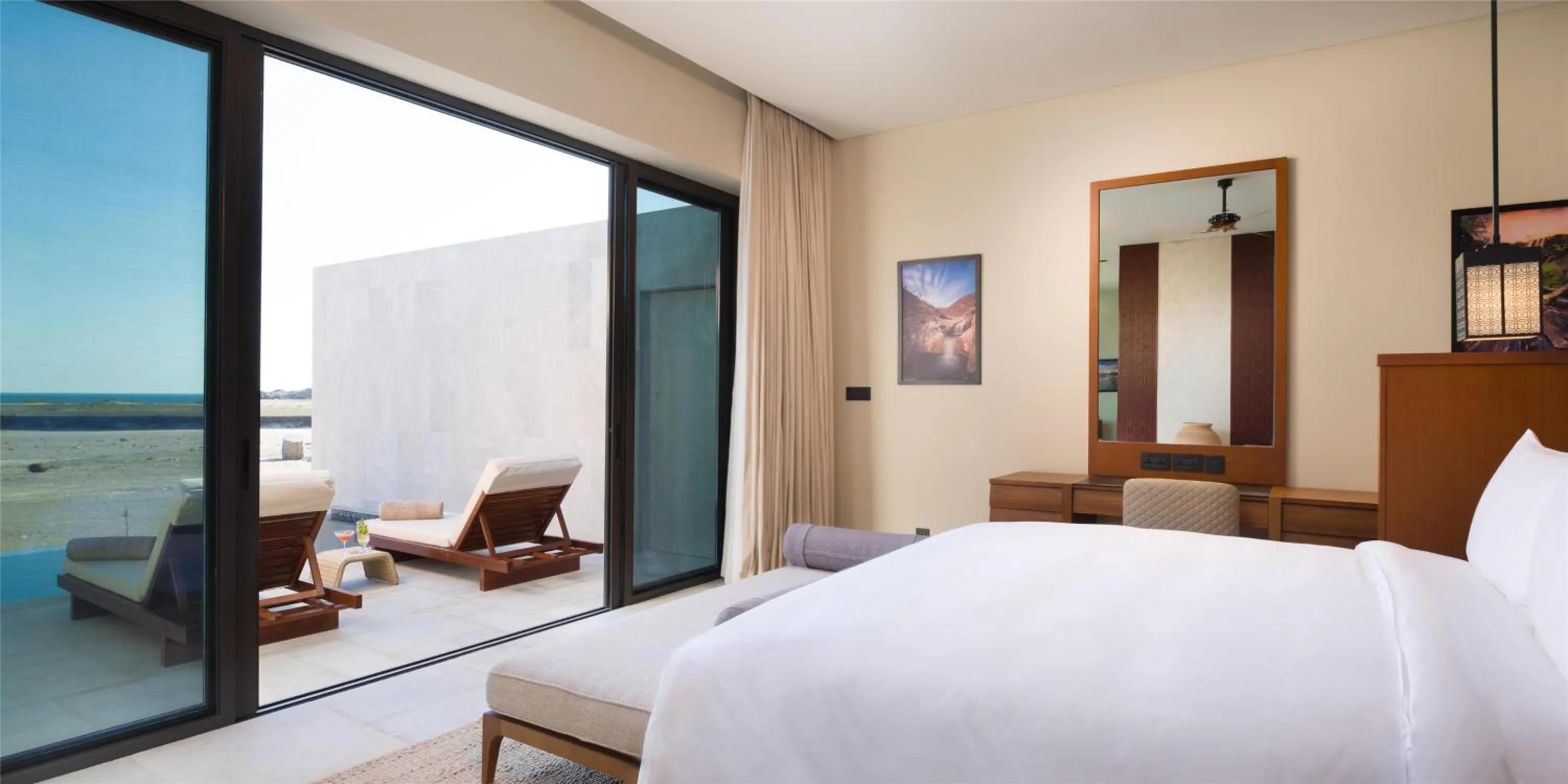 Photo of the whole room, Bed in Alila Hinu Bay Salalah Mirbat