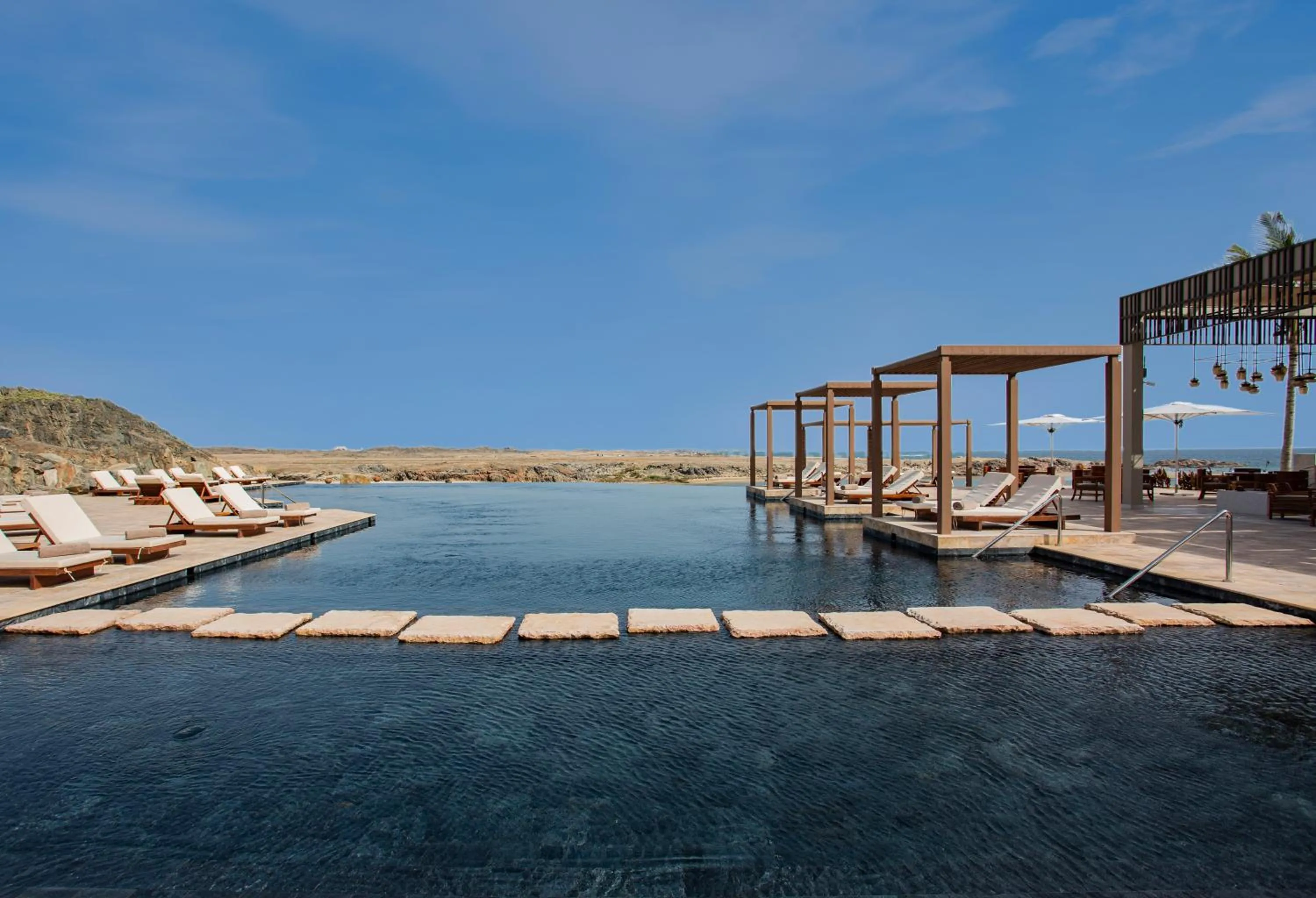 Swimming pool in Alila Hinu Bay Salalah Mirbat