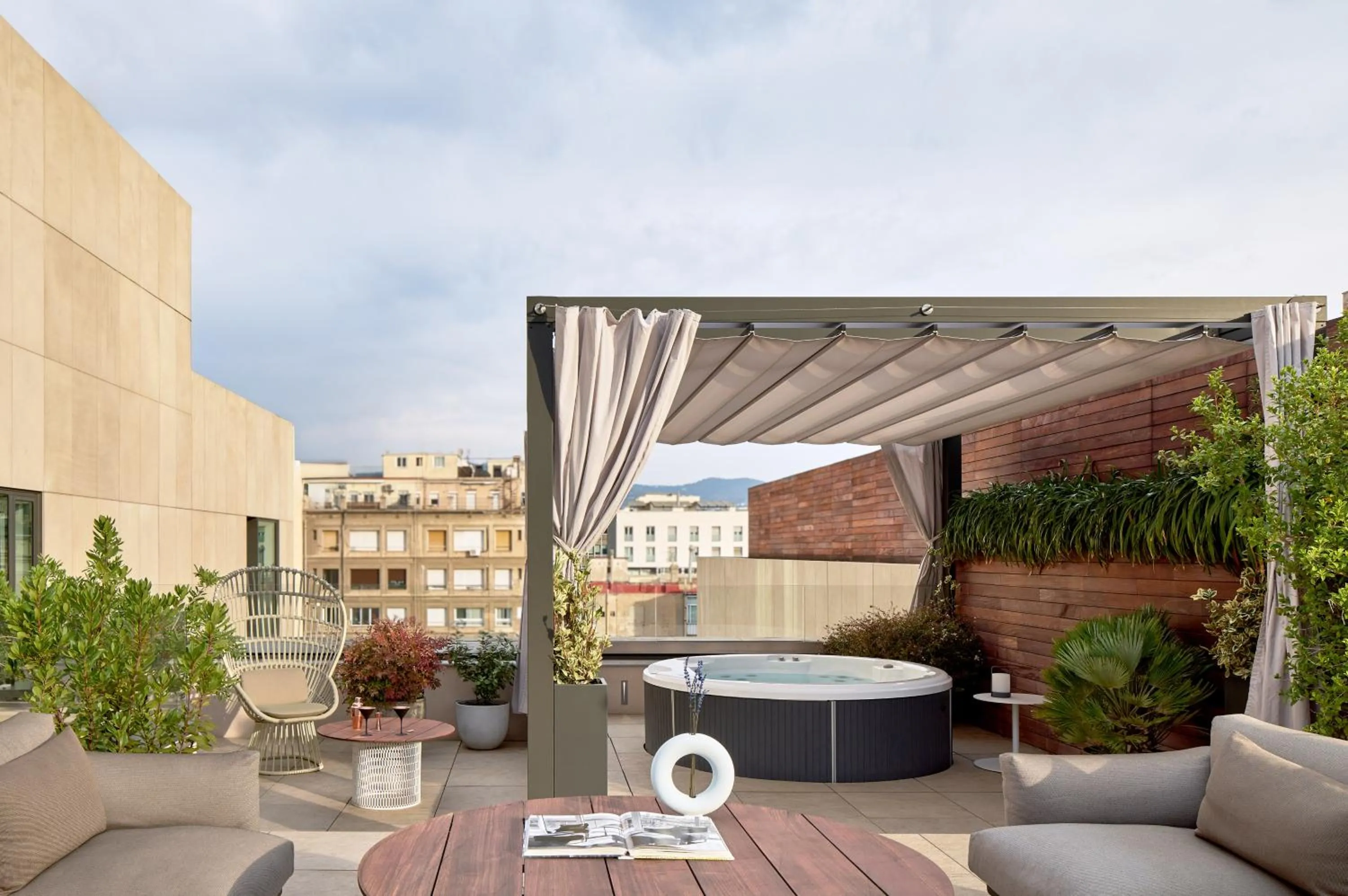 Bedroom in ME Barcelona