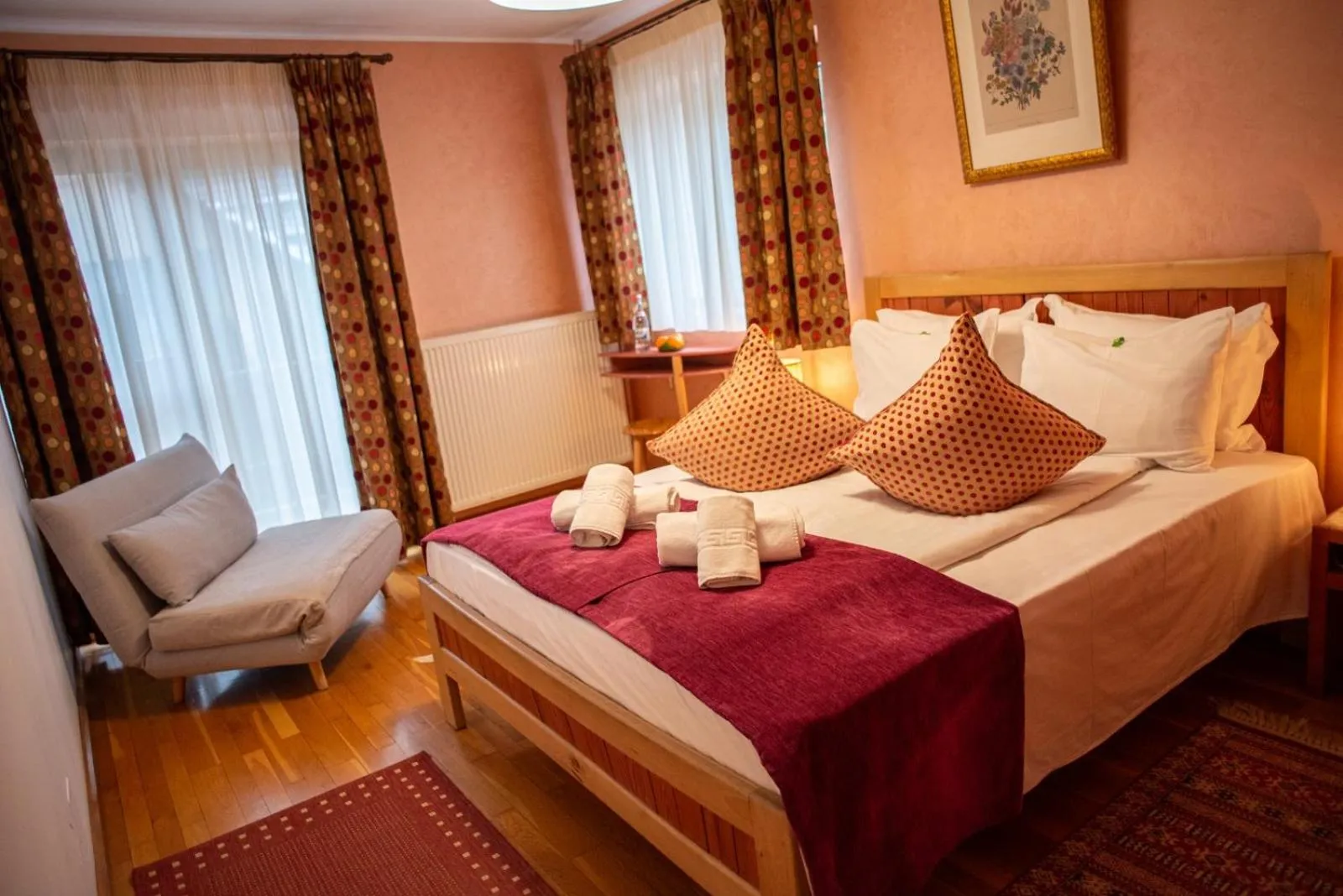 Bed in Villa Ermitage