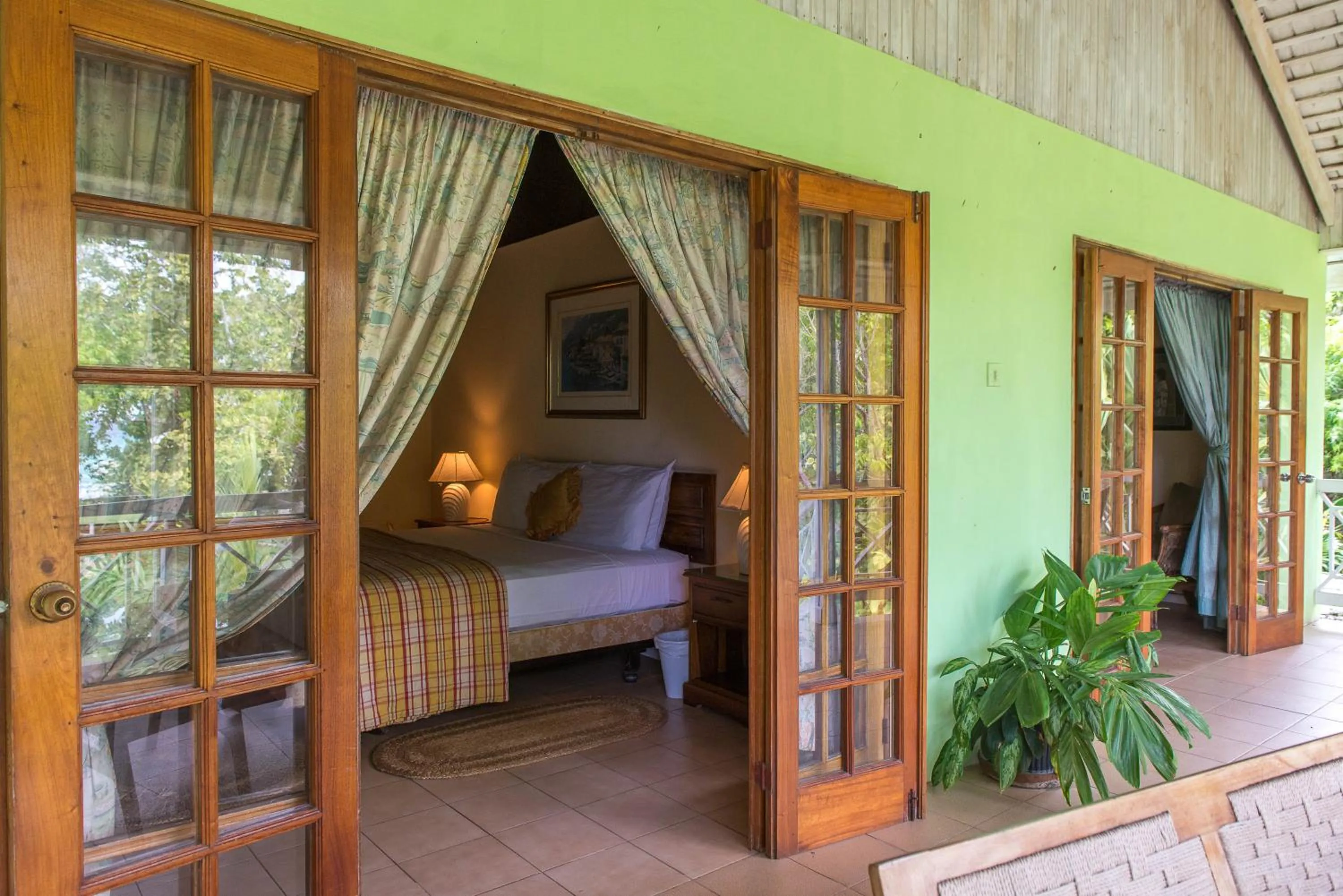 Balcony/Terrace, Bed in Villa Viento