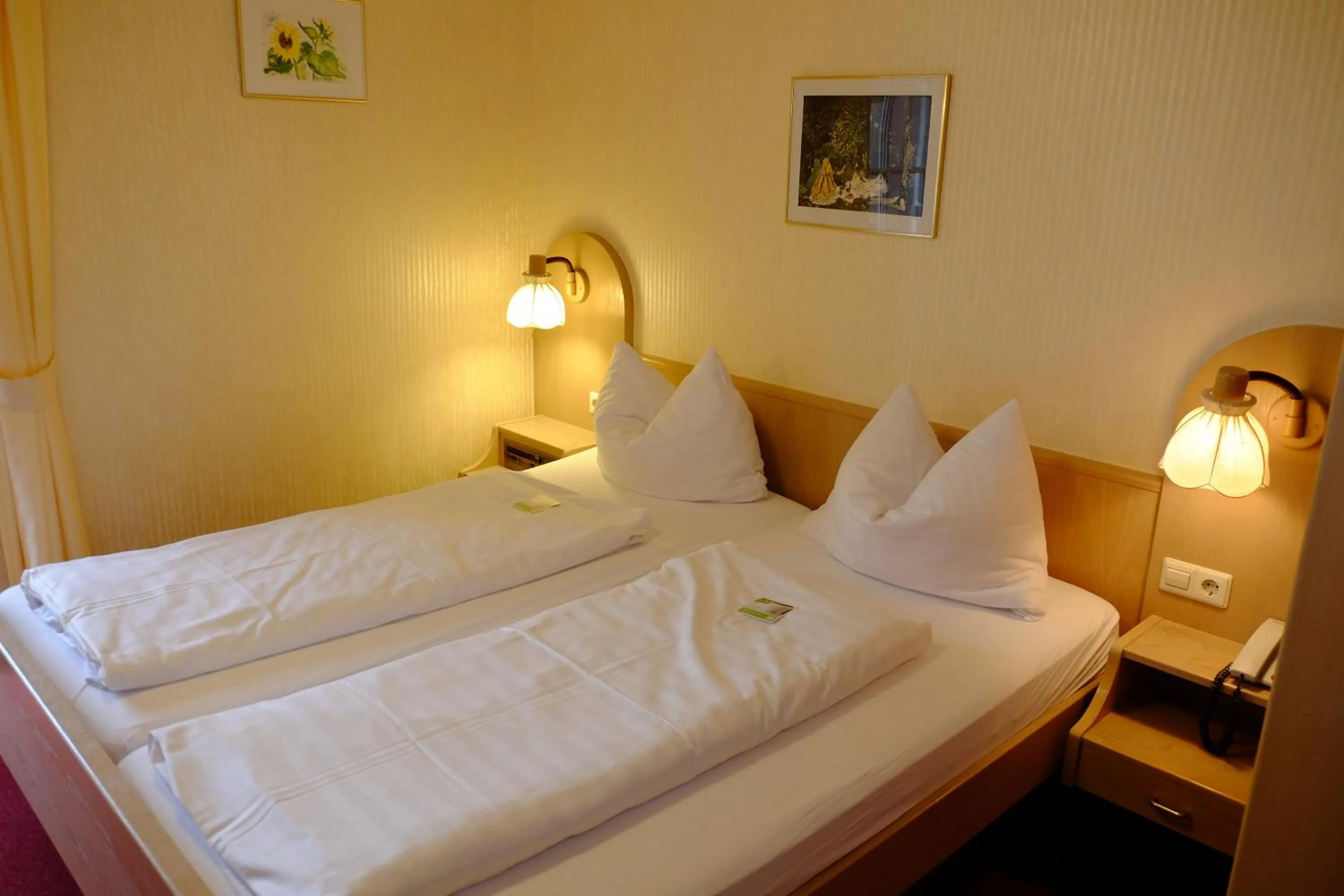 Bed in Flair Hotel Schwanen
