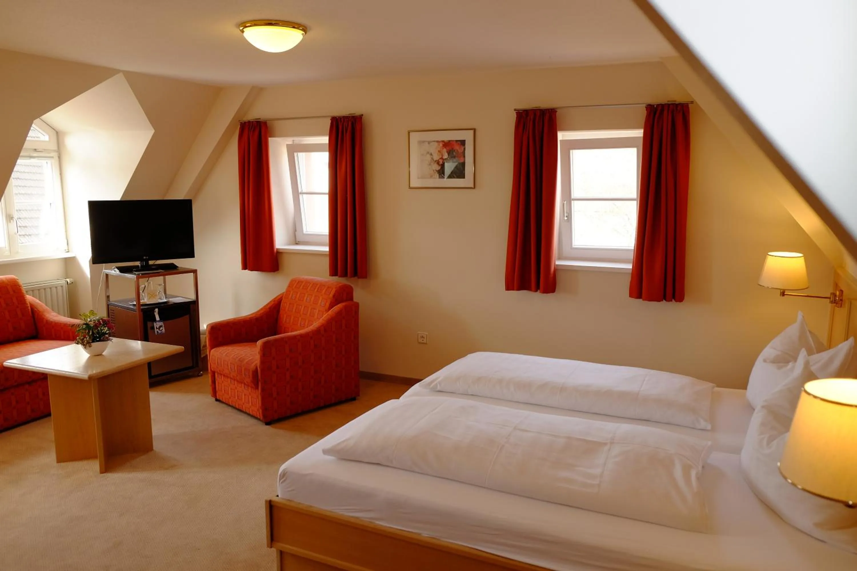 Bed in Flair Hotel Schwanen