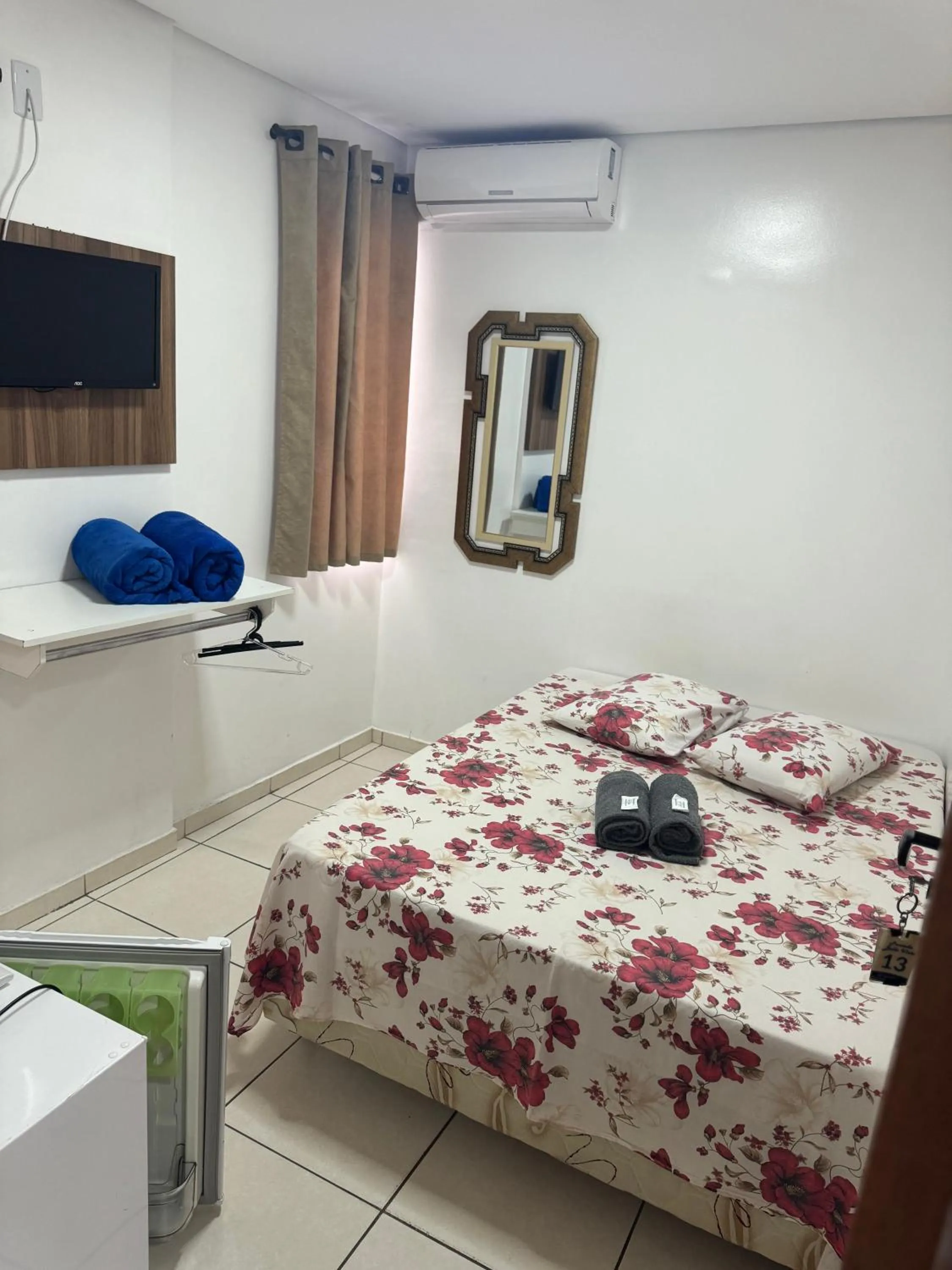 TV and multimedia, Bed in Pousada Bella Vista