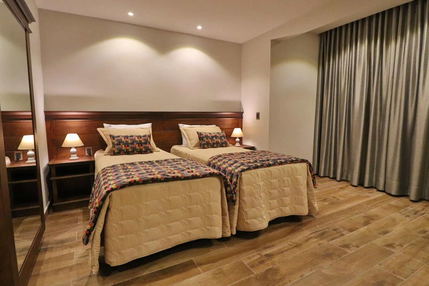 Bed in Pousada Serra Paradiso