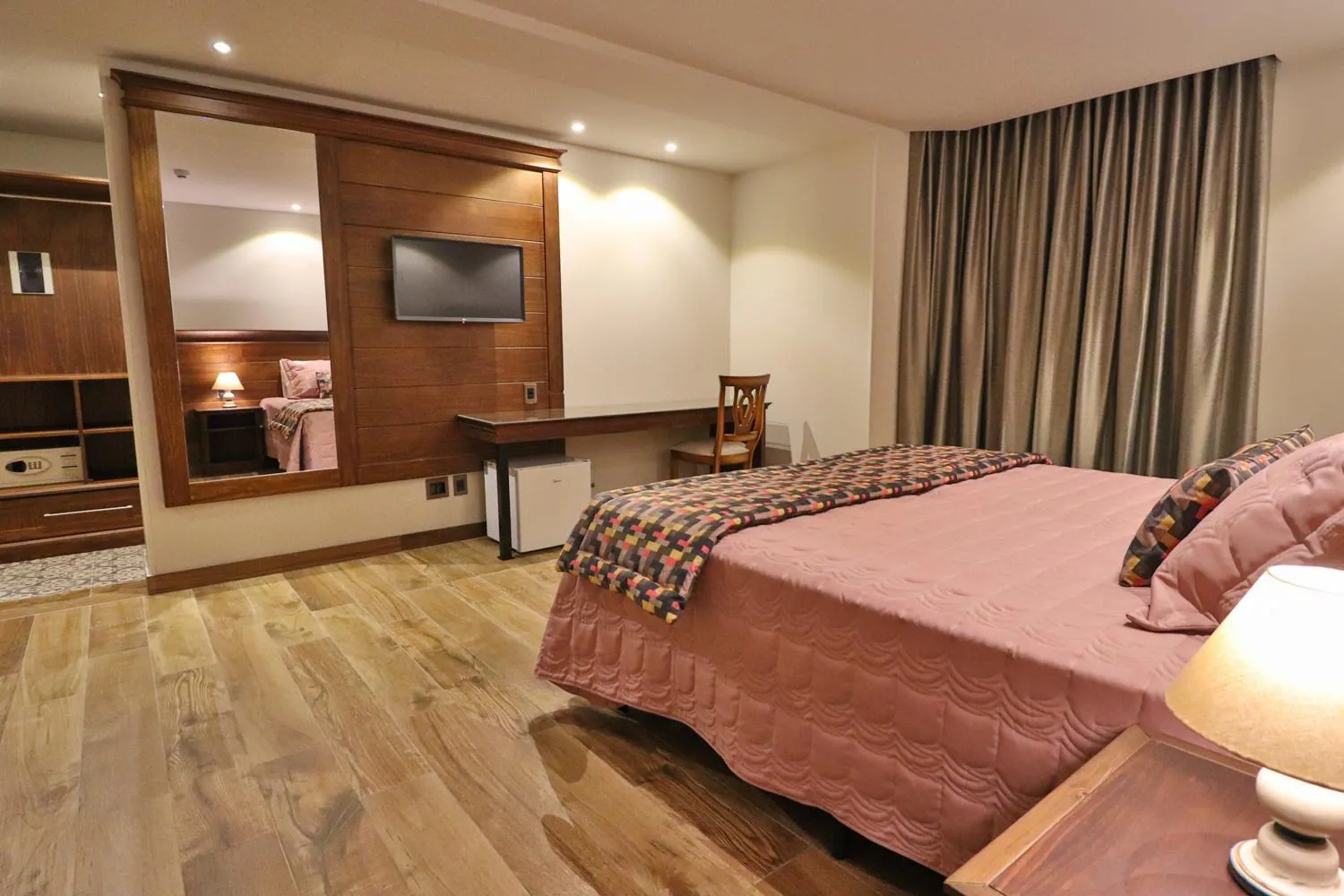 Bed in Pousada Serra Paradiso