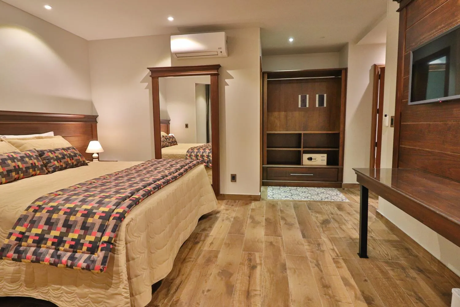 Bed in Pousada Serra Paradiso