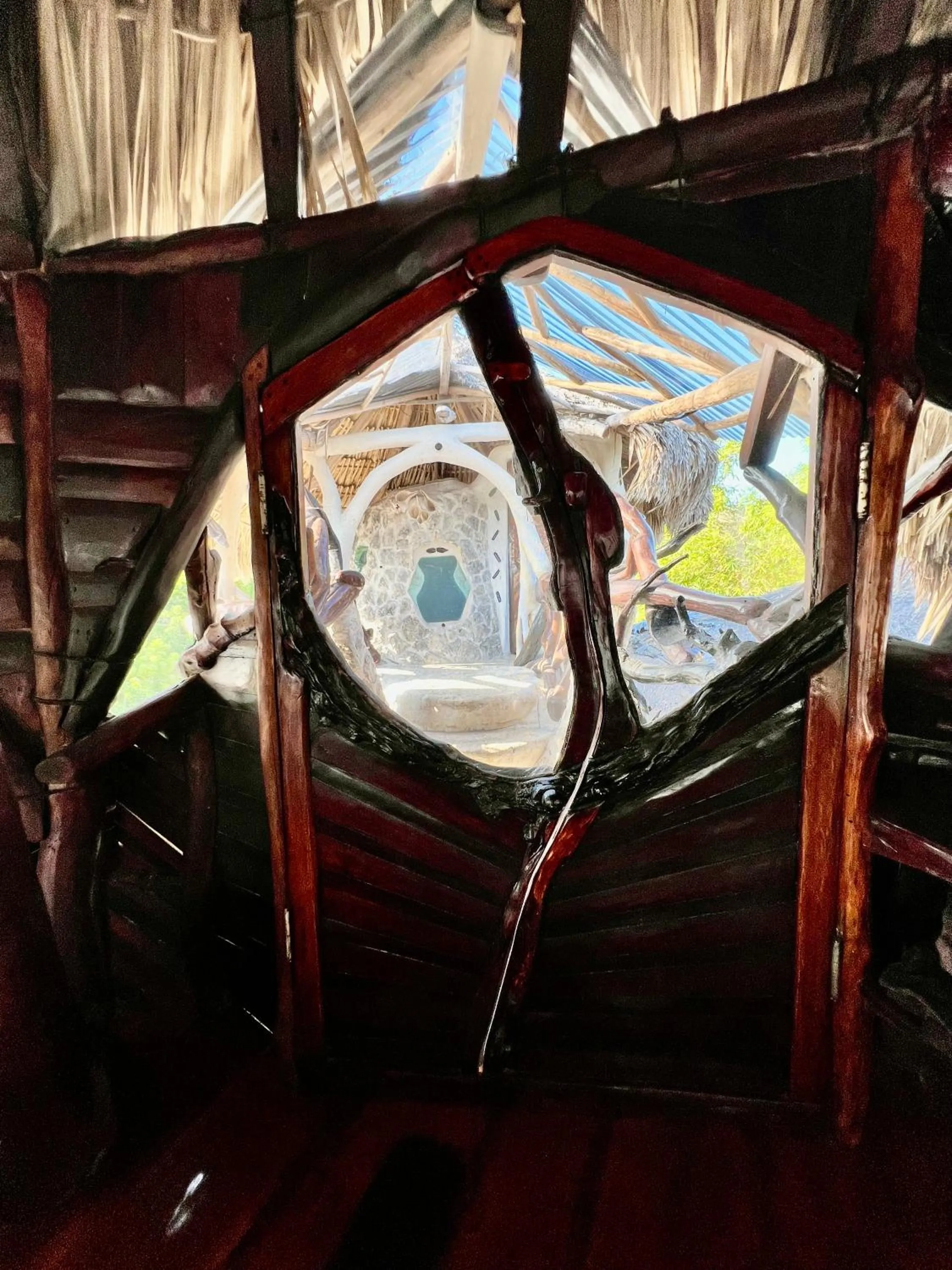 View (from property/room), Bed in La Quinta Orquídea