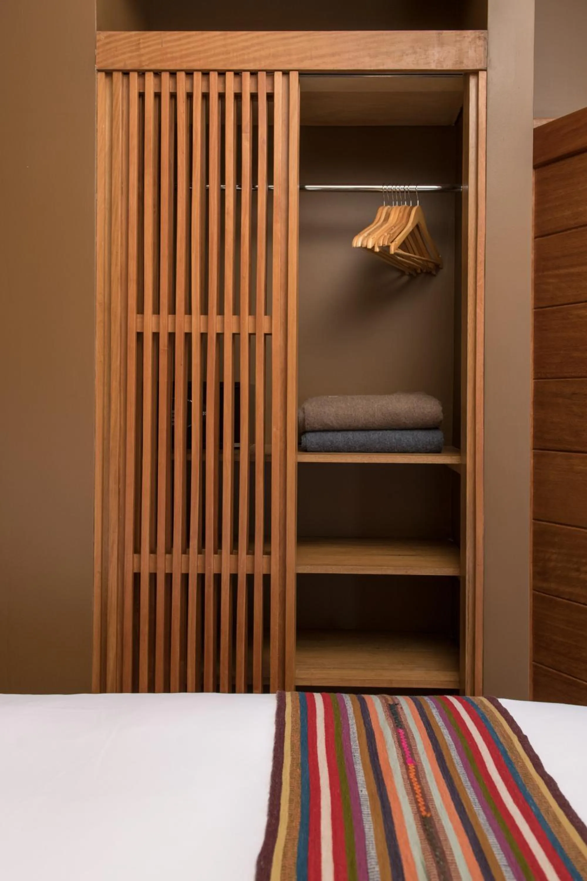 Bed in Las Qolqas EcoResort Ollantaytambo