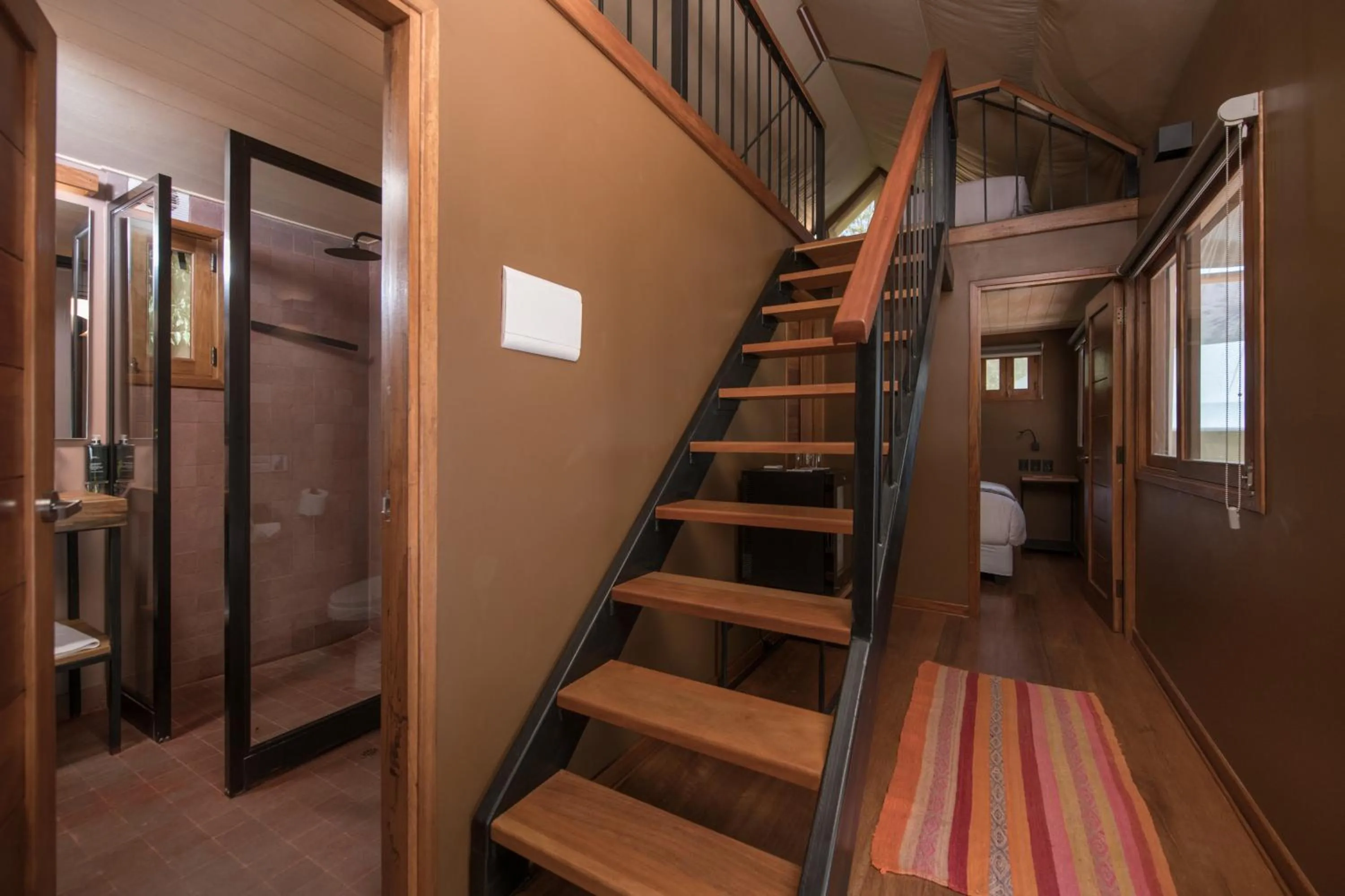 Bathroom in Las Qolqas EcoResort Ollantaytambo
