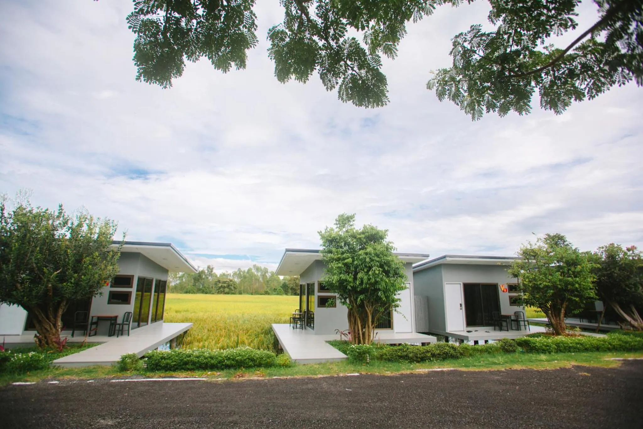 Garden view in wuadaeng villa