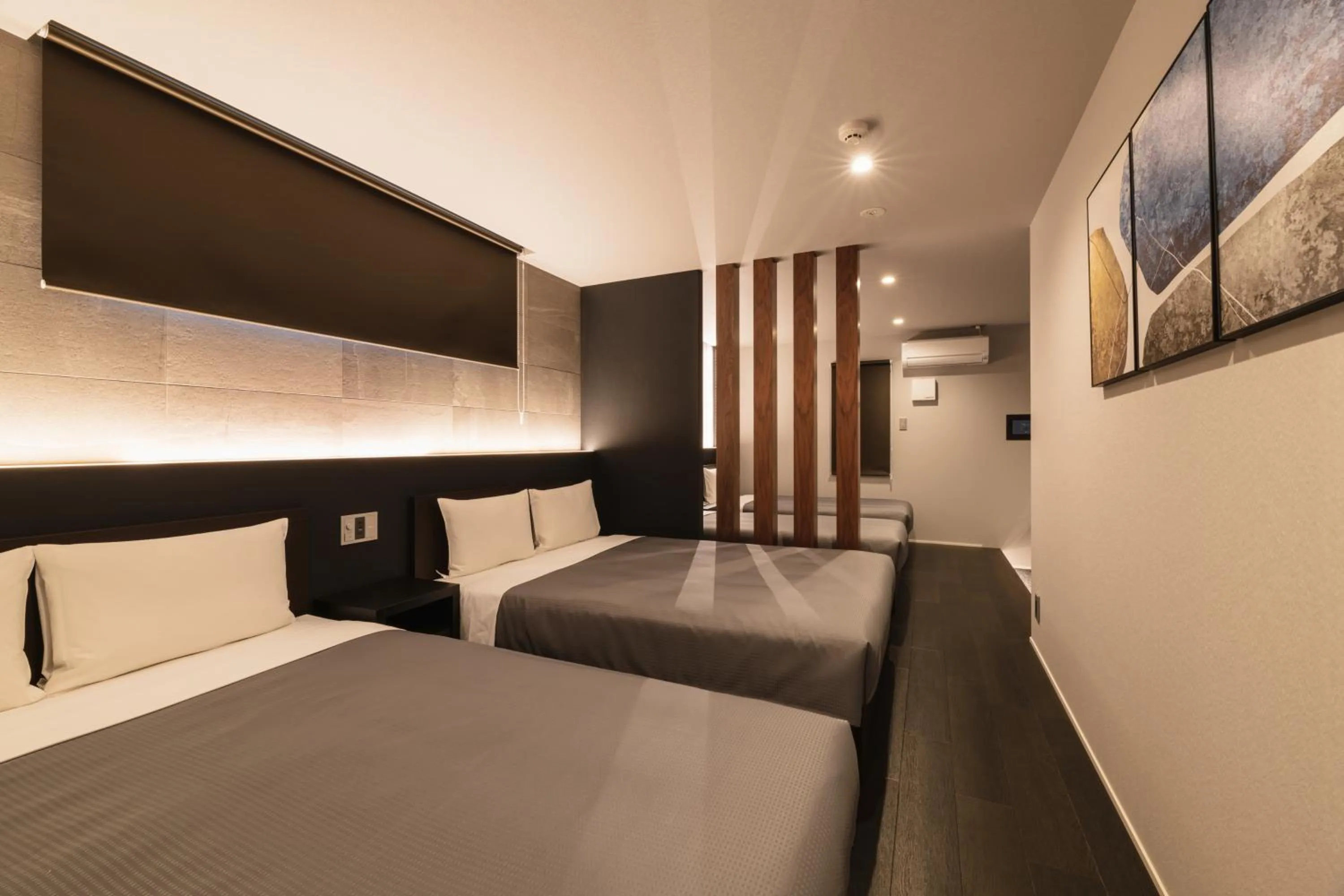 Bed in GRAND BASE Hakata Premium