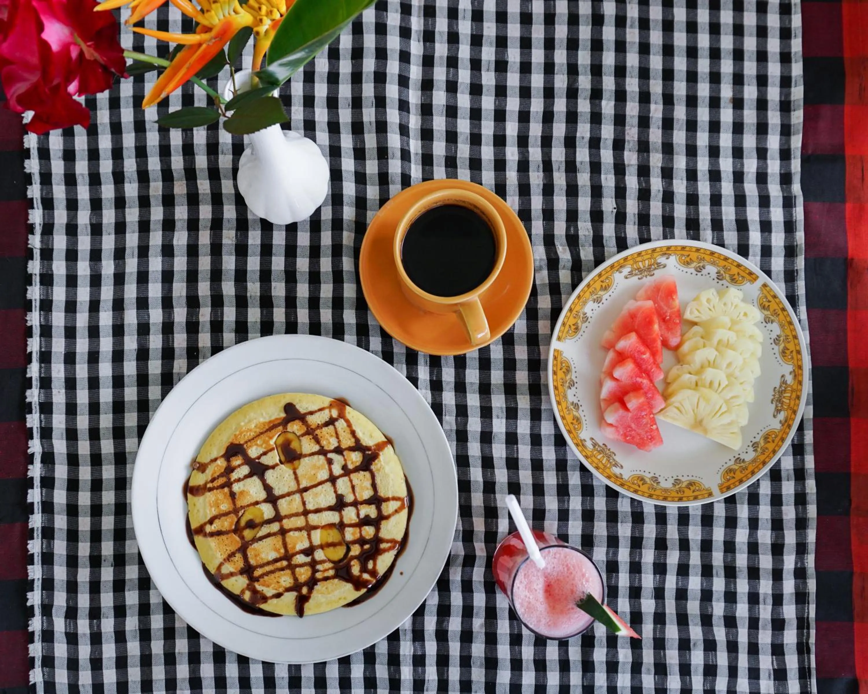 Breakfast in The Gria Unique Ubud