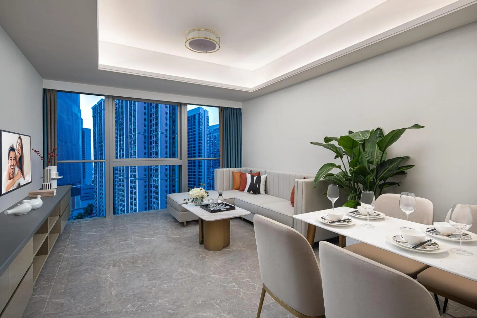 Living room in Star Residence ICC Guangzhou