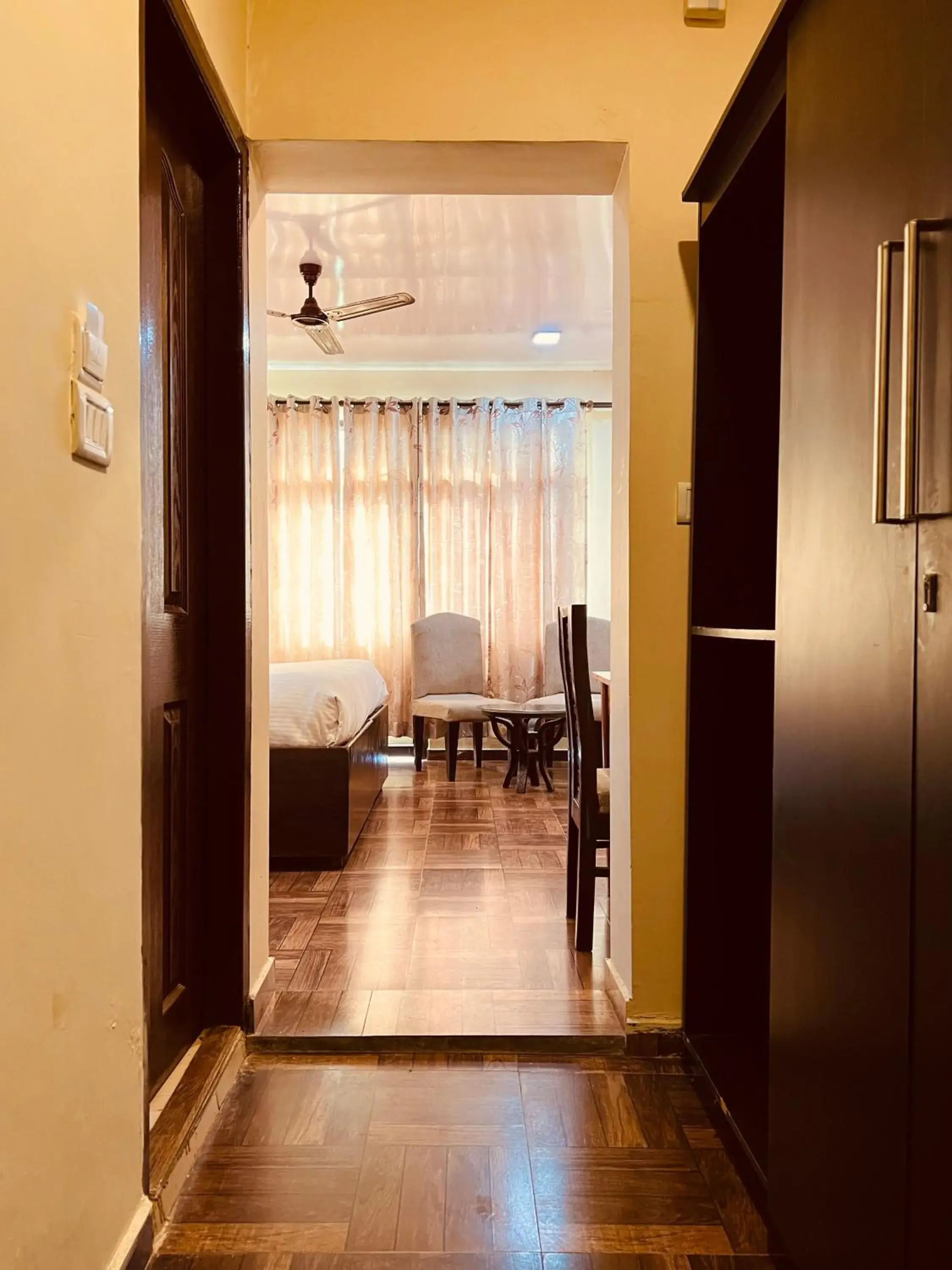 Deluxe Double Room with Balcony in Hotel Sagarmatha Deluxe Double Room with Balcony in Hotel Sagarmatha