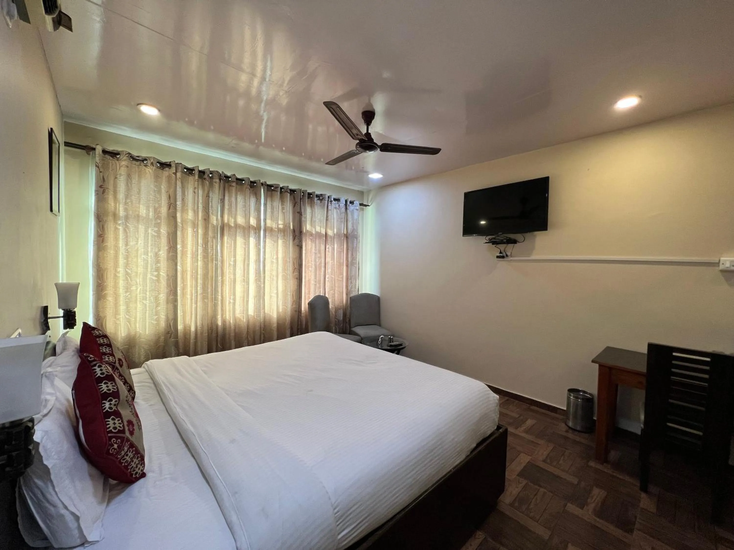 Bed in Hotel Sagarmatha