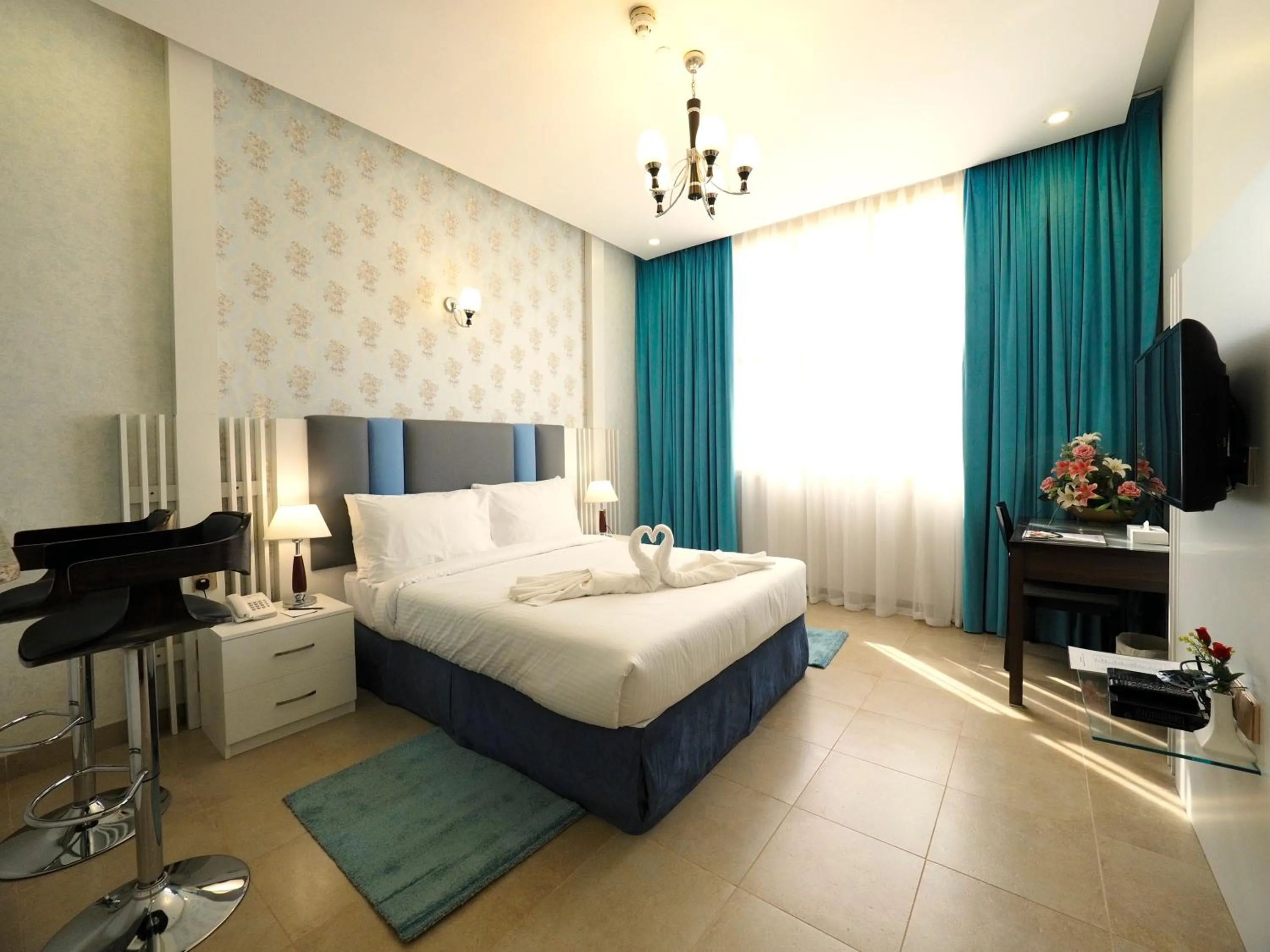 Bed in Skylark Hotel Apartments AL Barsha