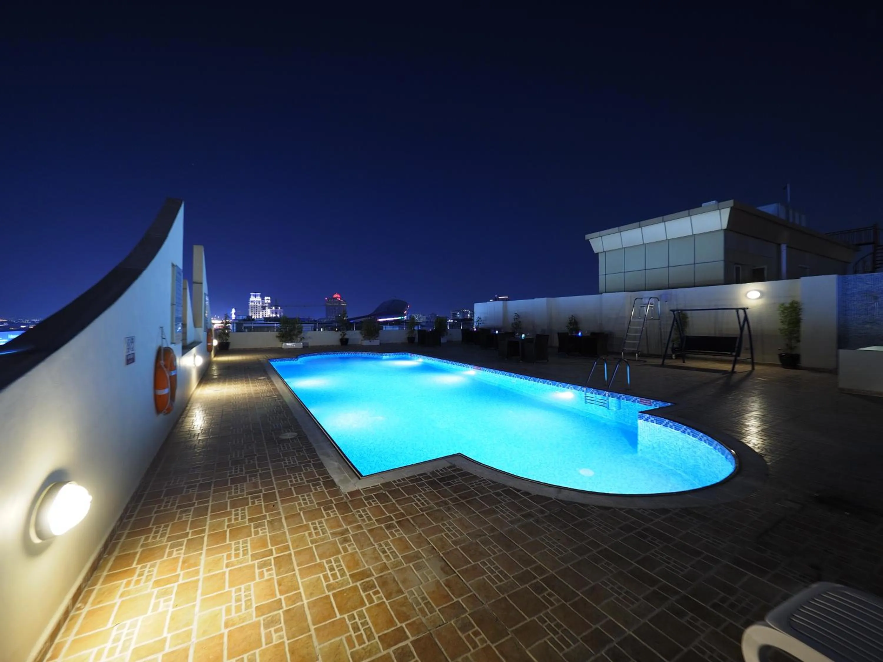Swimming pool in Skylark Hotel Apartments AL Barsha