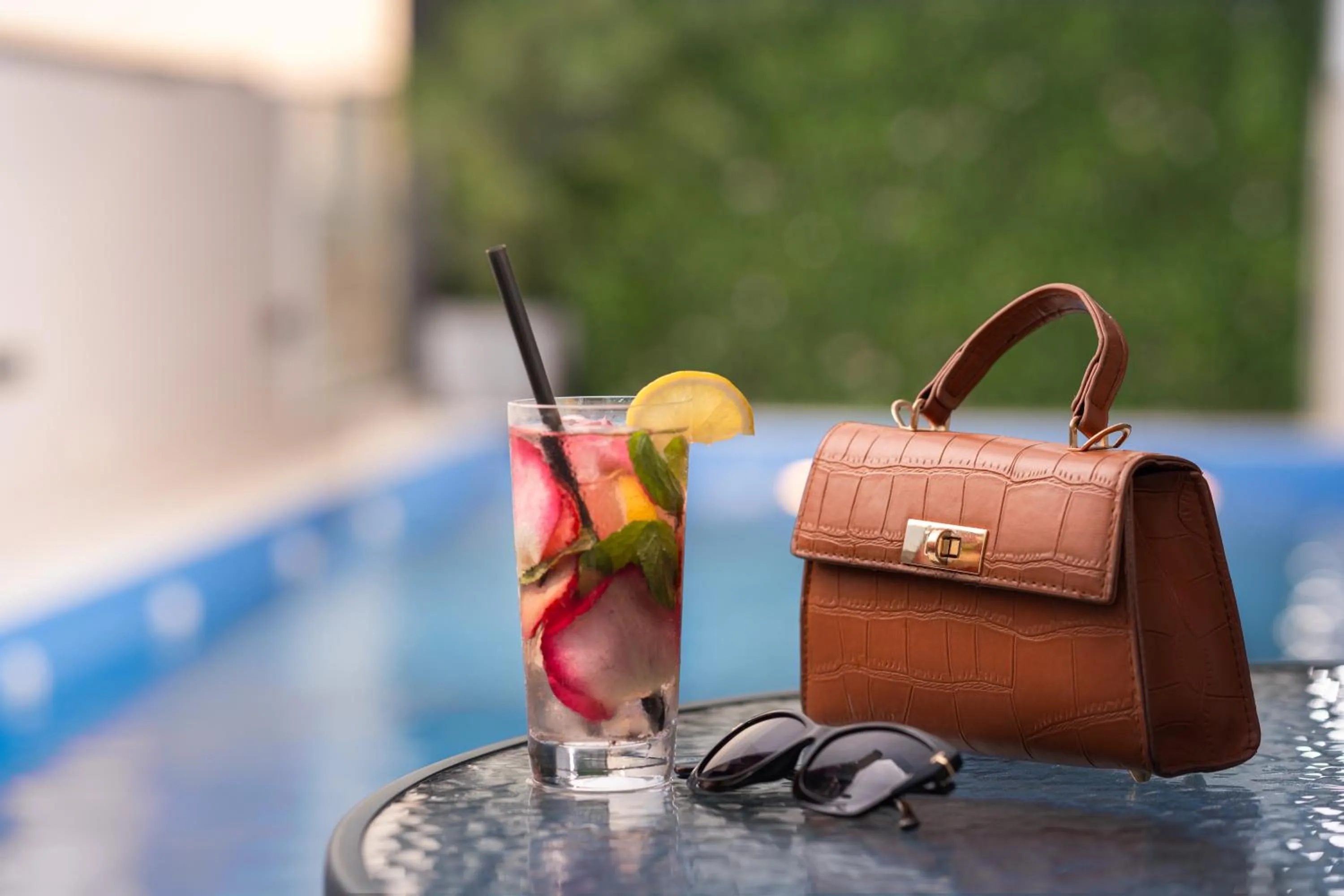 Pool view in Sukoon Hotel