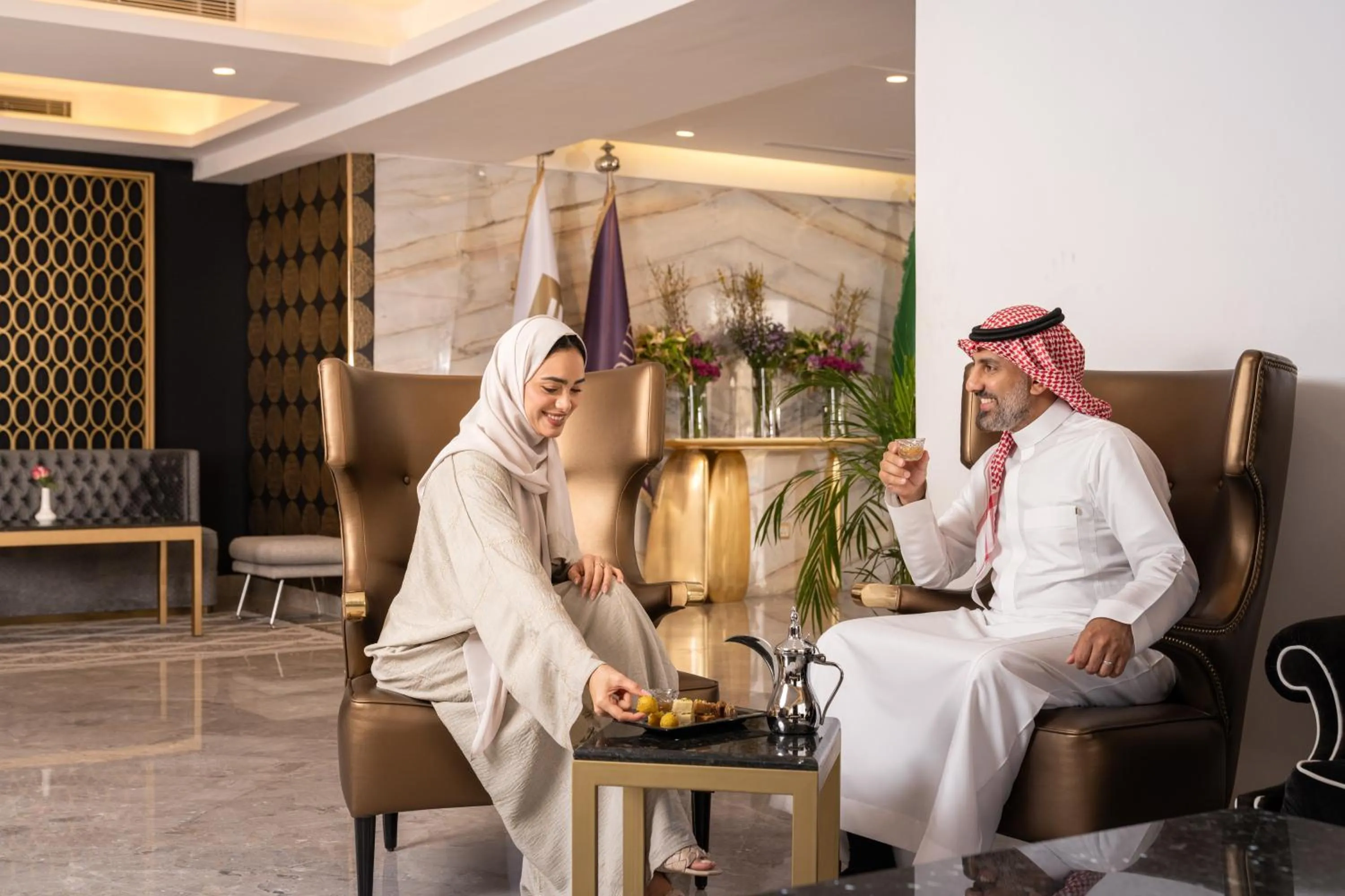 Lobby or reception in Sukoon Hotel