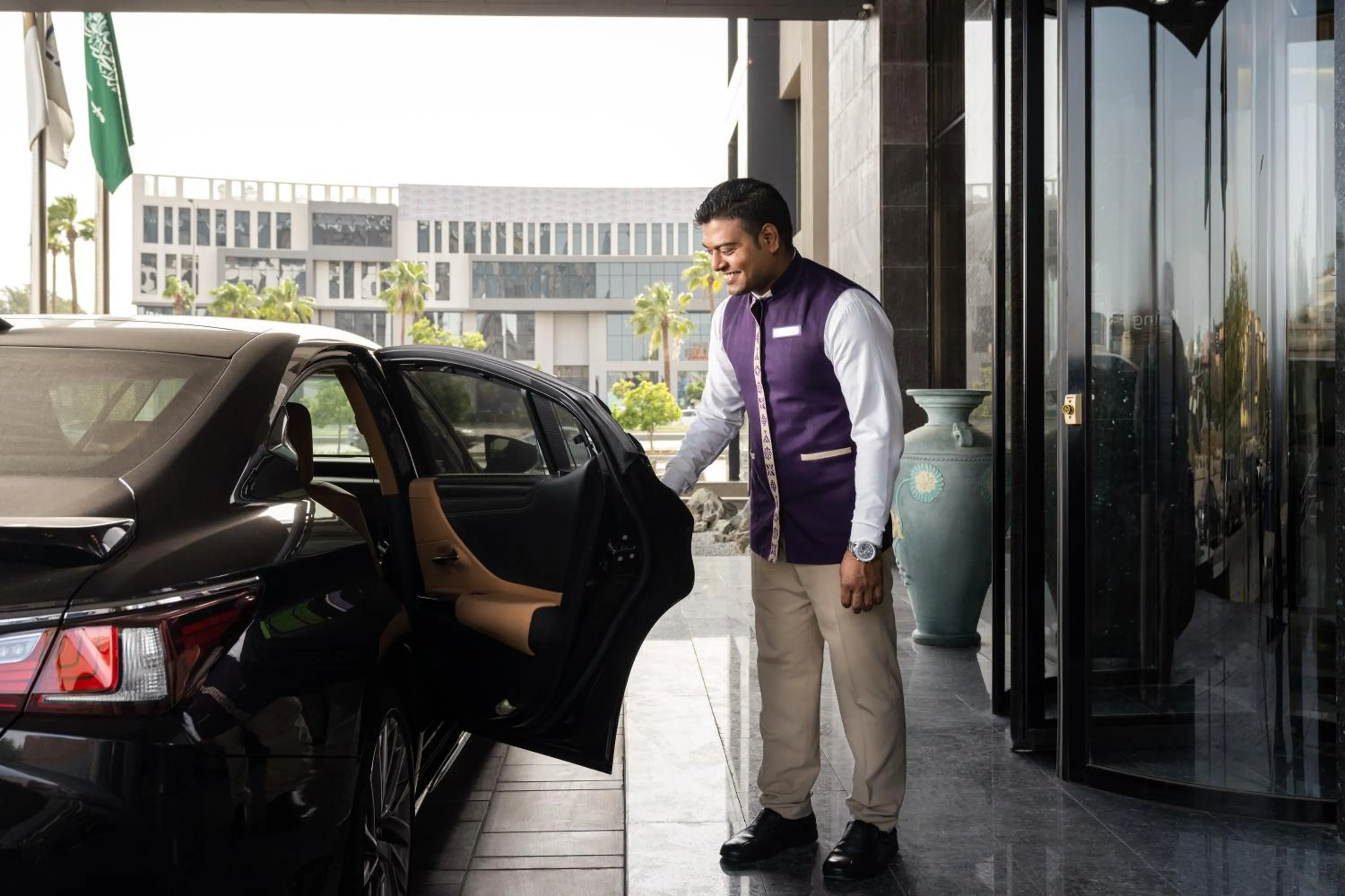 Facade/entrance in Sukoon Hotel