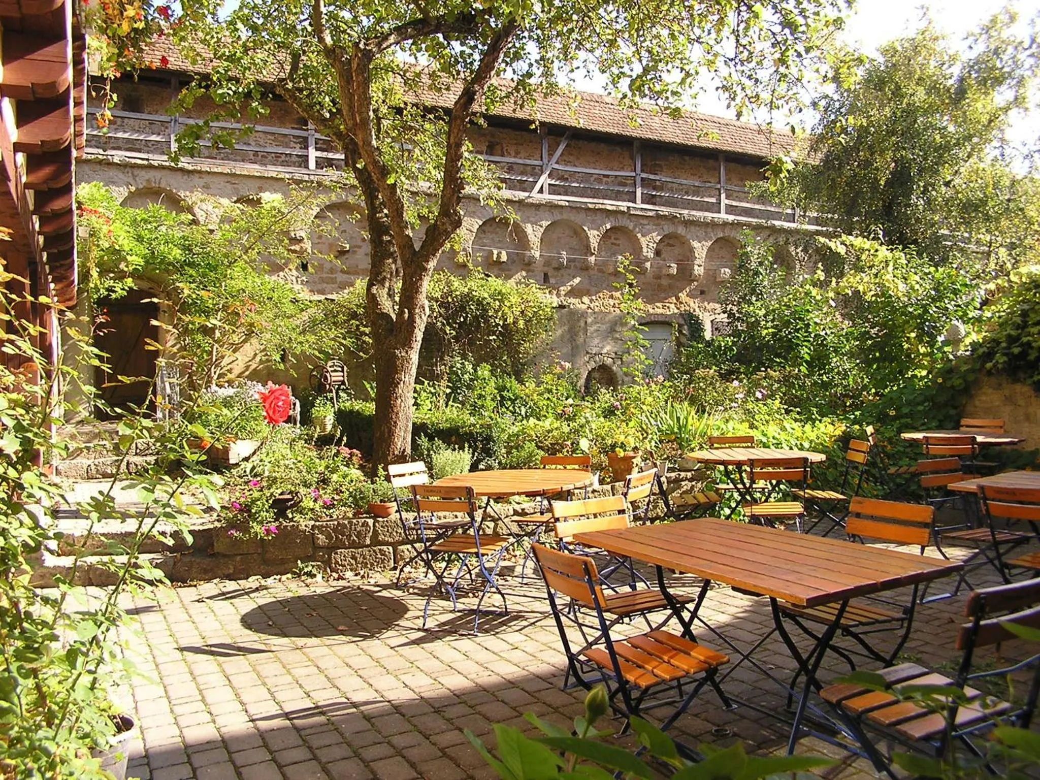Garden in Hotel Gerberhaus