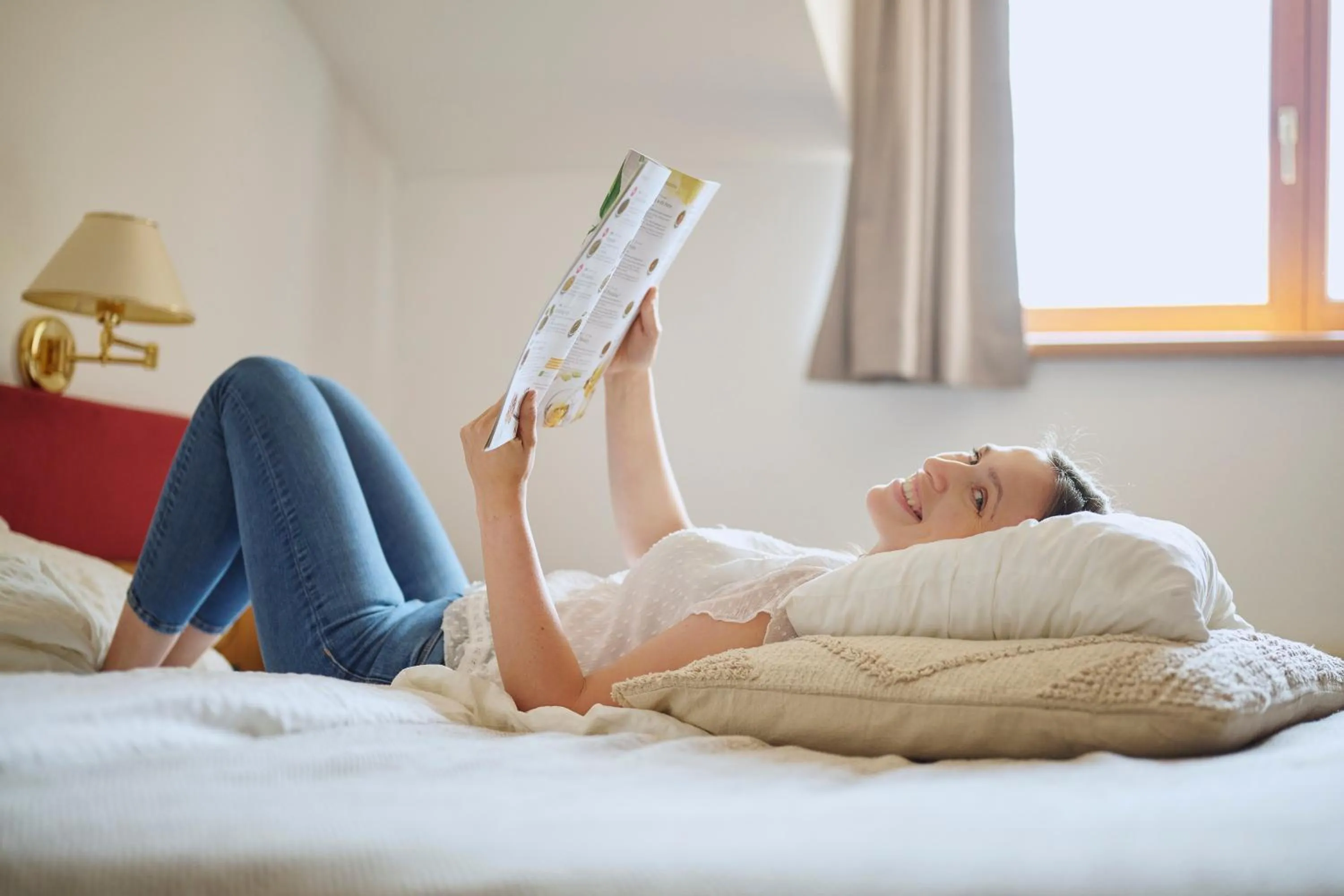 Photo of the whole room, Bed in der klostertalerhof