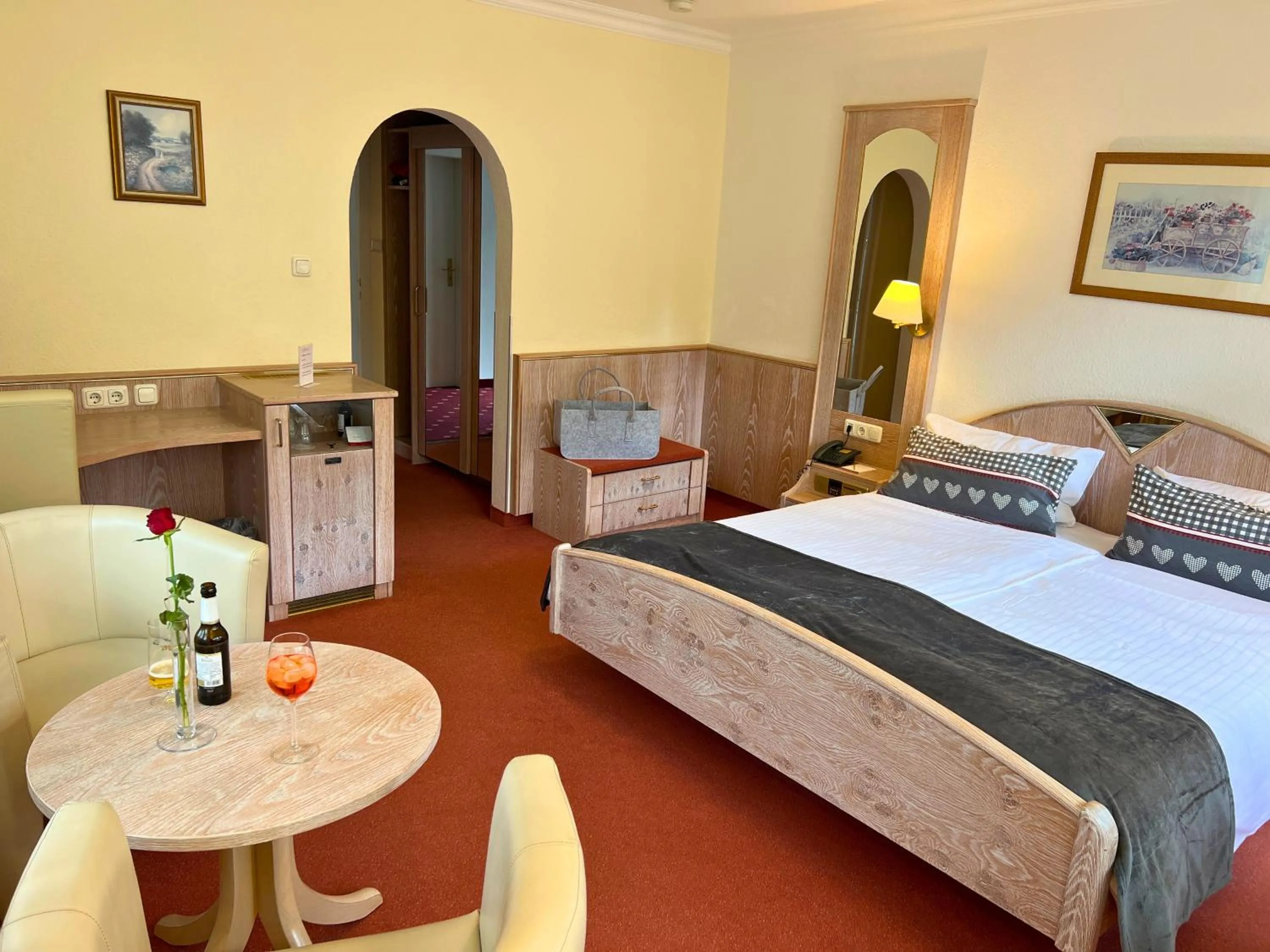 Photo of the whole room, Bed in Hotel Quellenhof