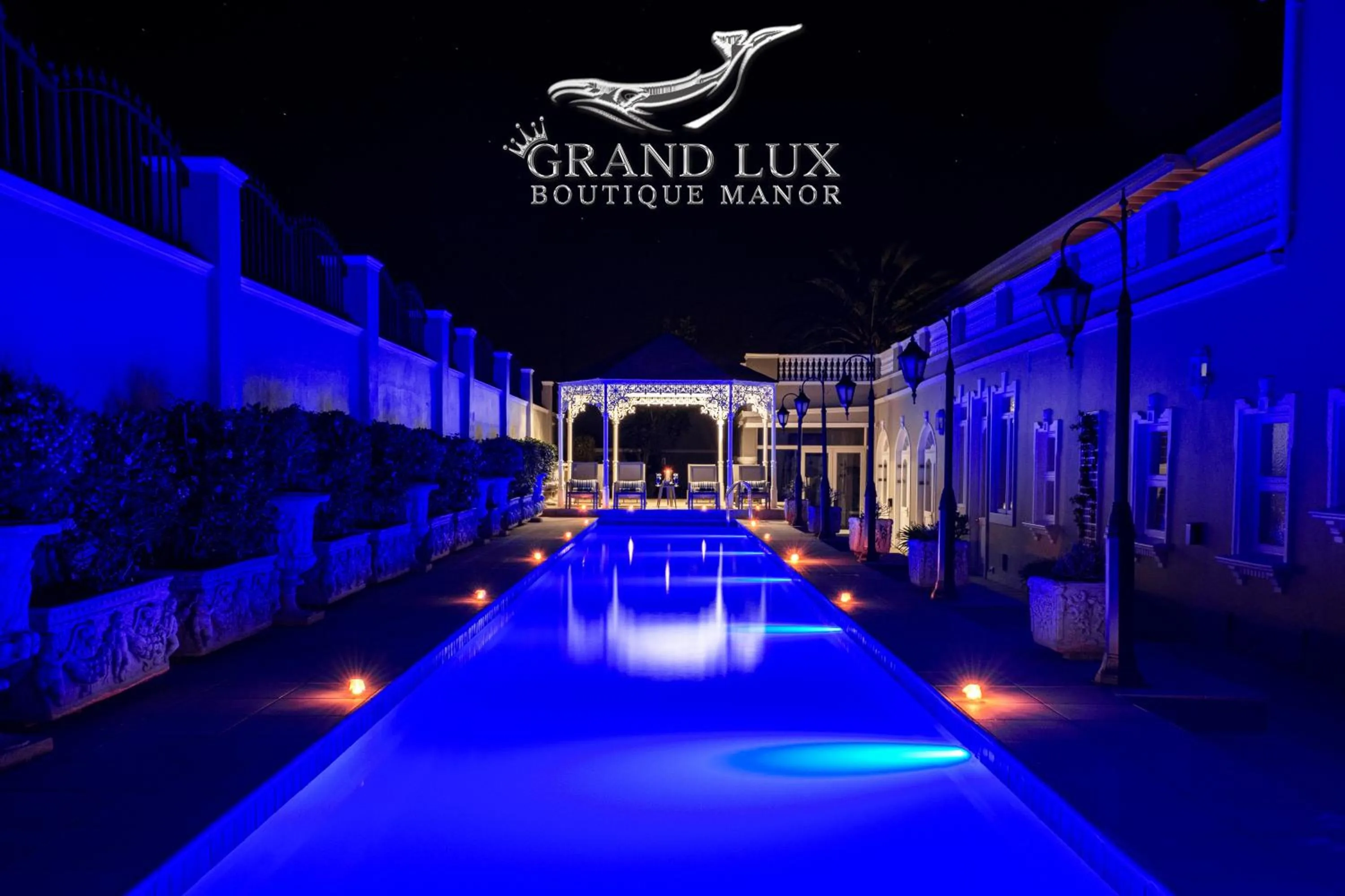 Pool view in Grand Lux Boutique Manor