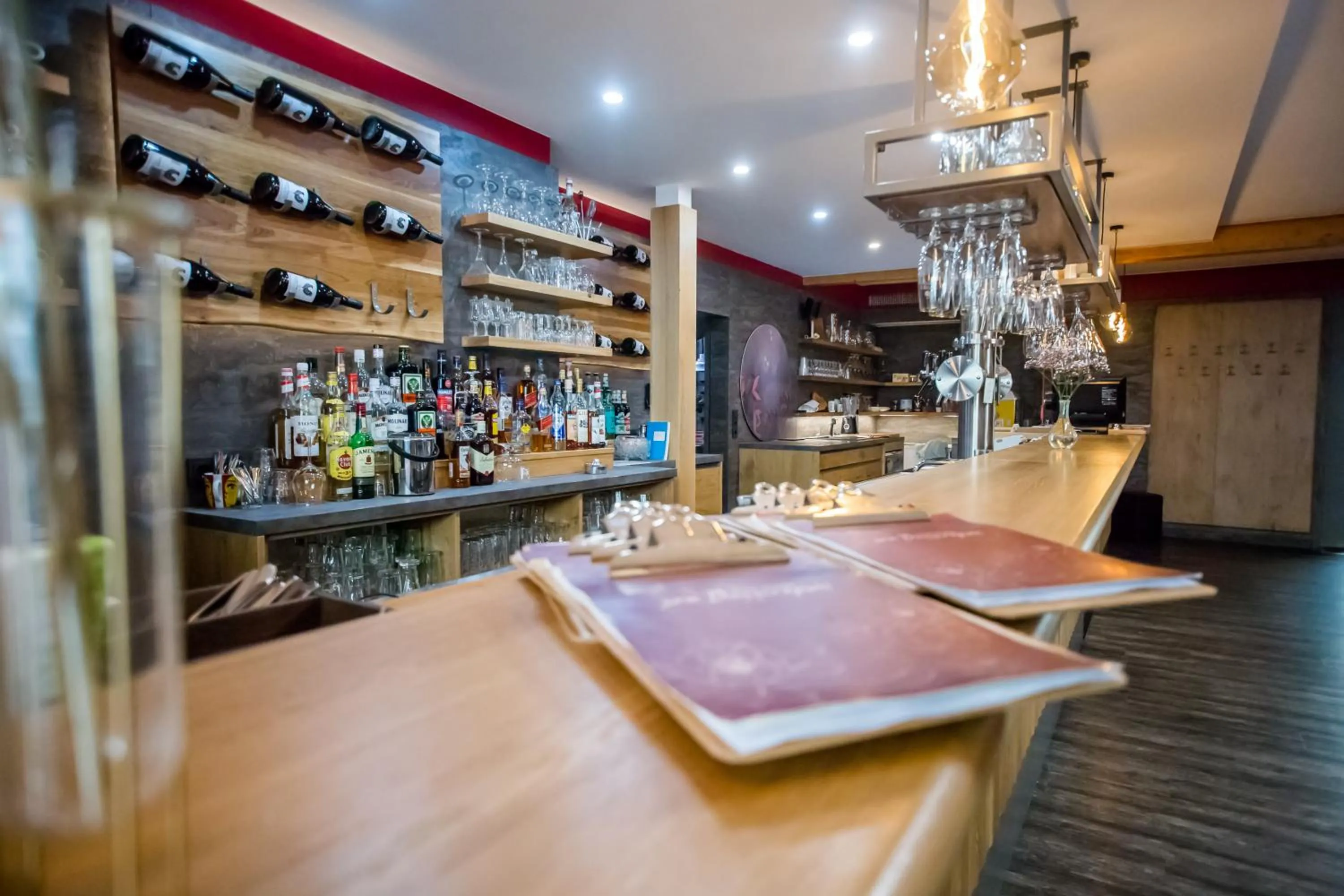 Lounge or bar in Landhotel zum Baggernpuhl