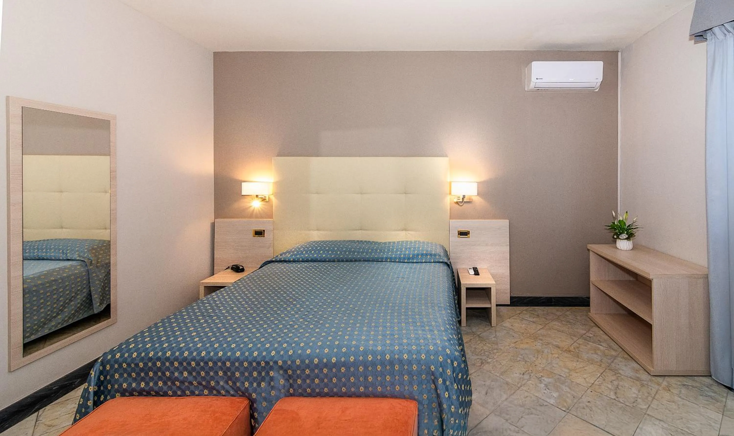 Bed in Hotel Mariotti