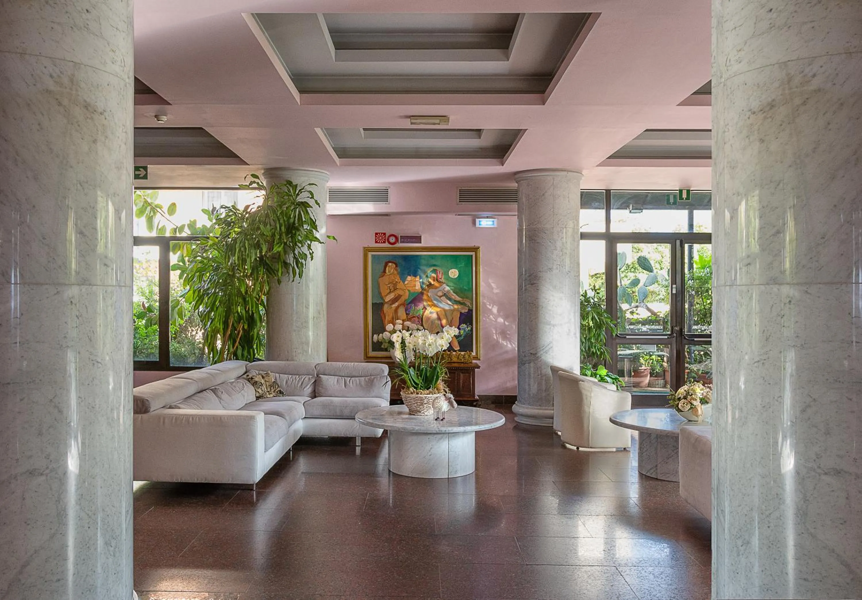 Lobby or reception in Hotel Mariotti