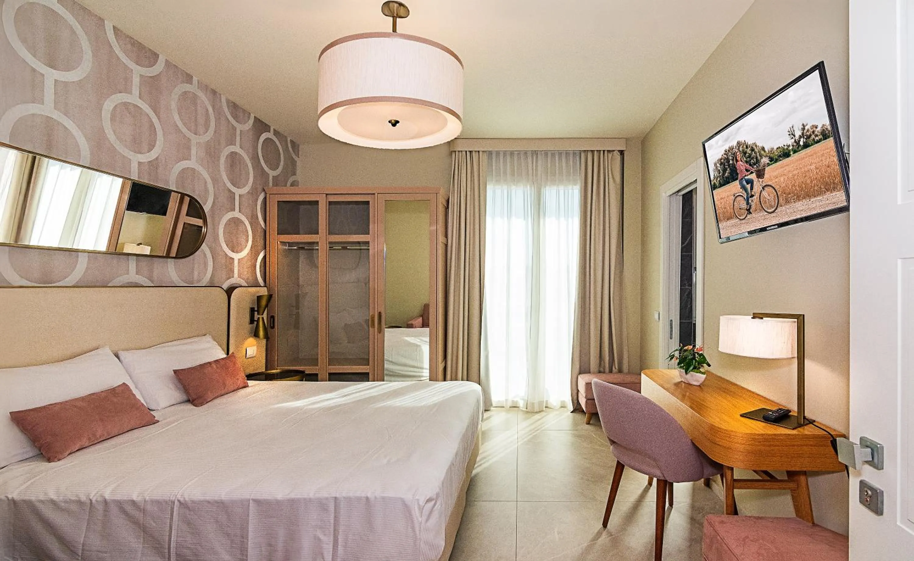 Bed in Hotel Mariotti