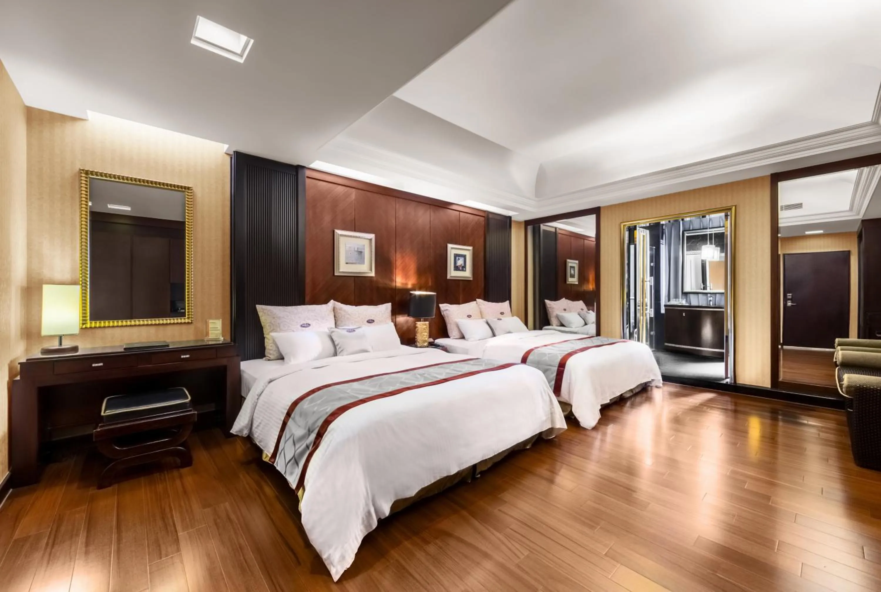 Bed in Chuang-Tang Spring SPA Hotel - Deyang