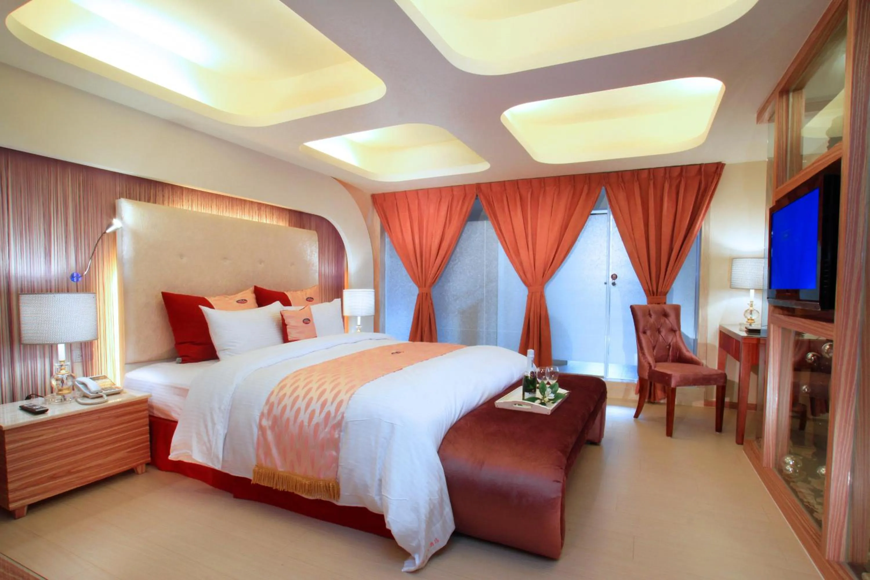 Bed in Chuang-Tang Spring SPA Hotel - Deyang