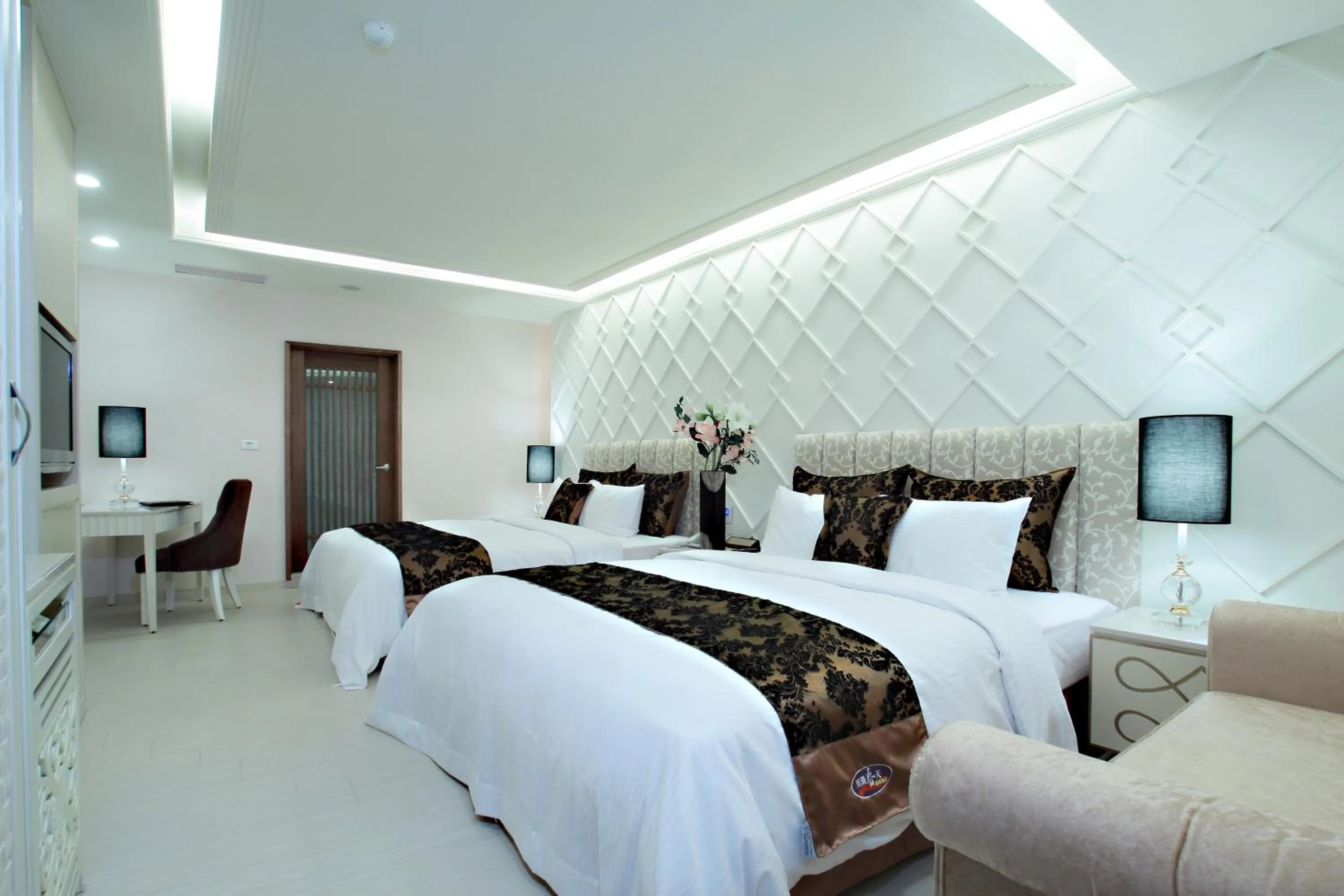 Bed in Chuang-Tang Spring SPA Hotel - Deyang