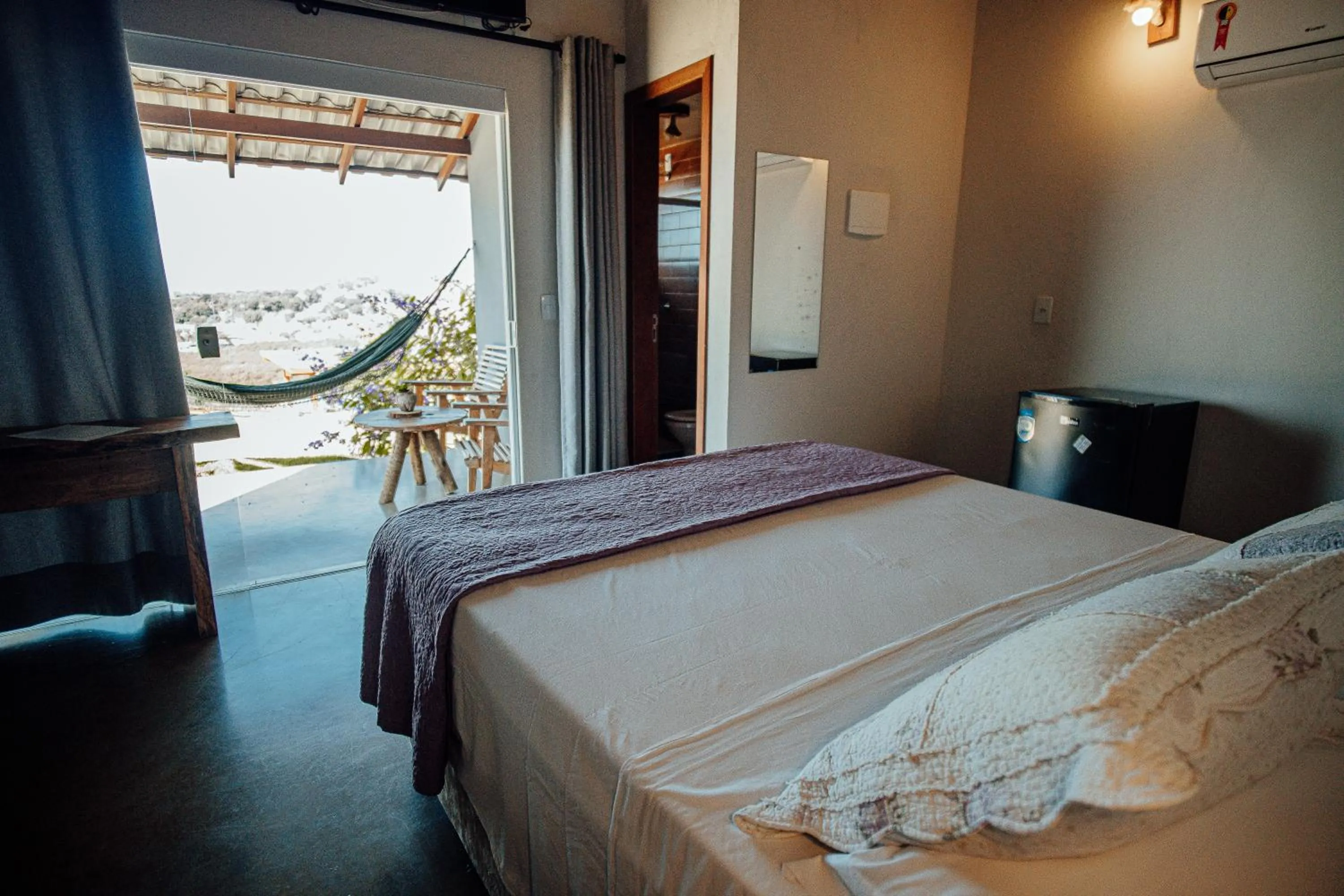 Bed in Pousada Terraço Guarapari